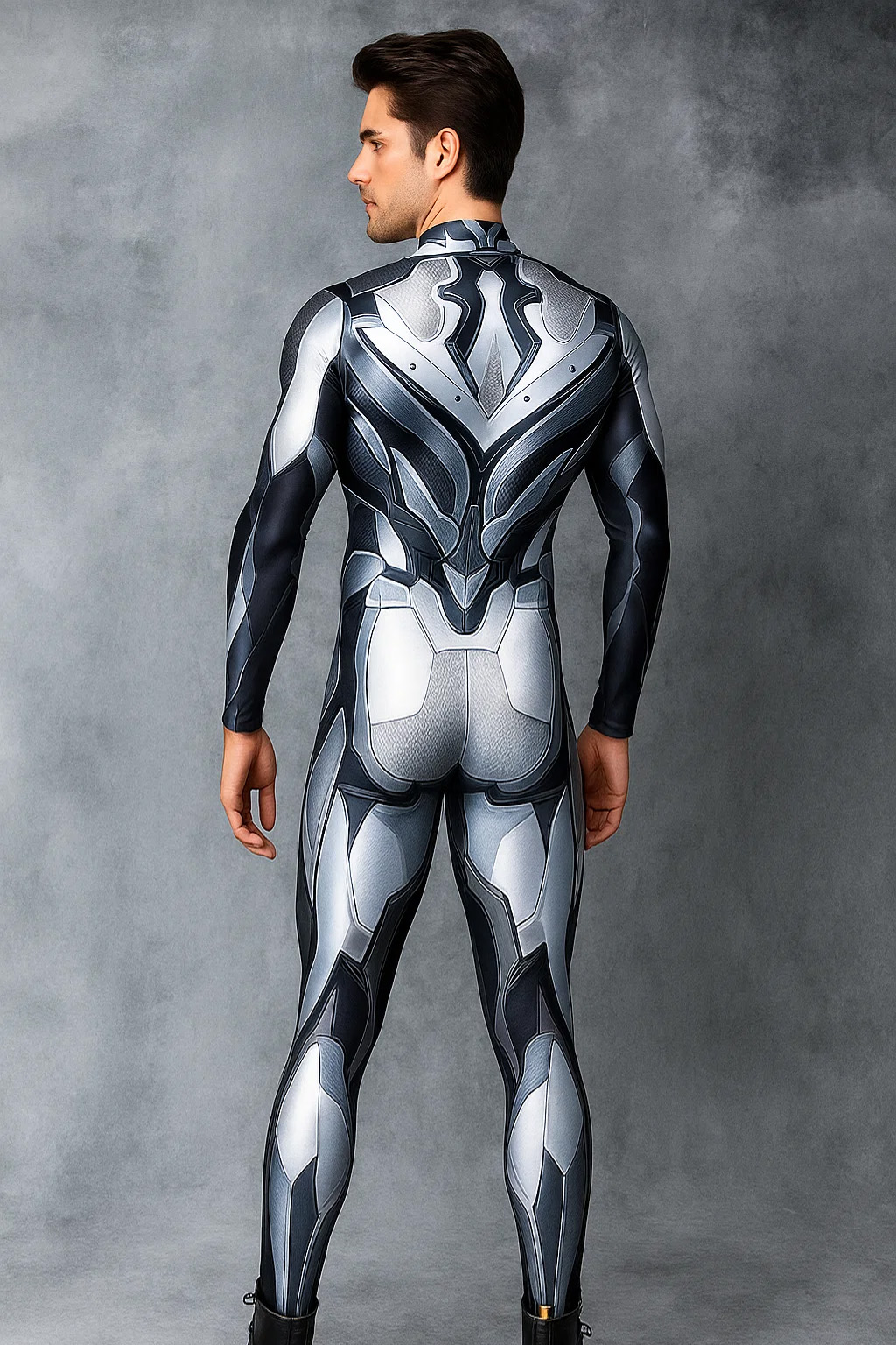 VIVIDHE Silver Mech Bodysuit VV512