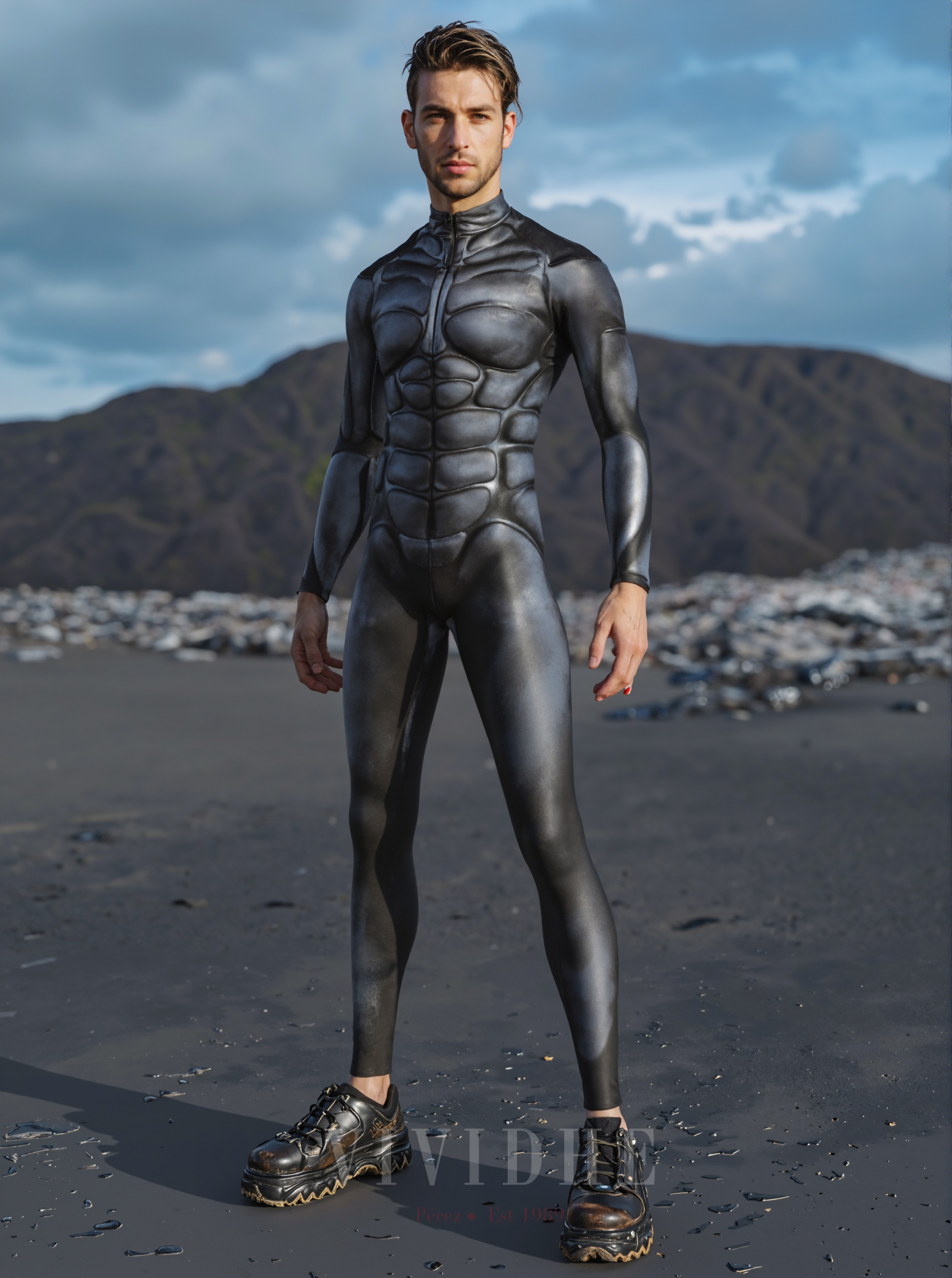 Blue_Muscular_Male_Costume_Men's_Fitness_Wear_VIVIDHE