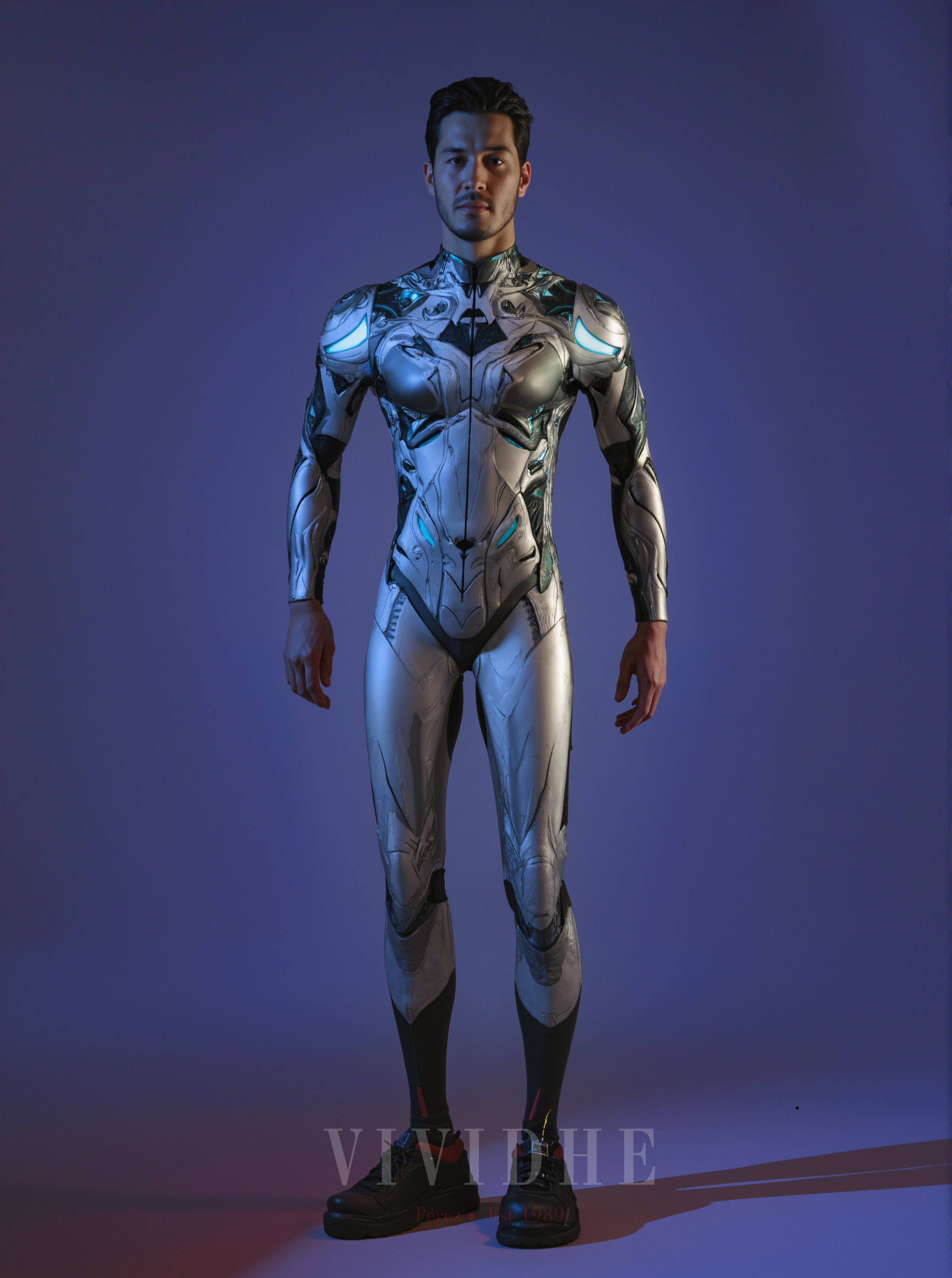 Silver_Sci-Fi_Male_Costume_Stylish_Men's_Wear_VIVIDHE