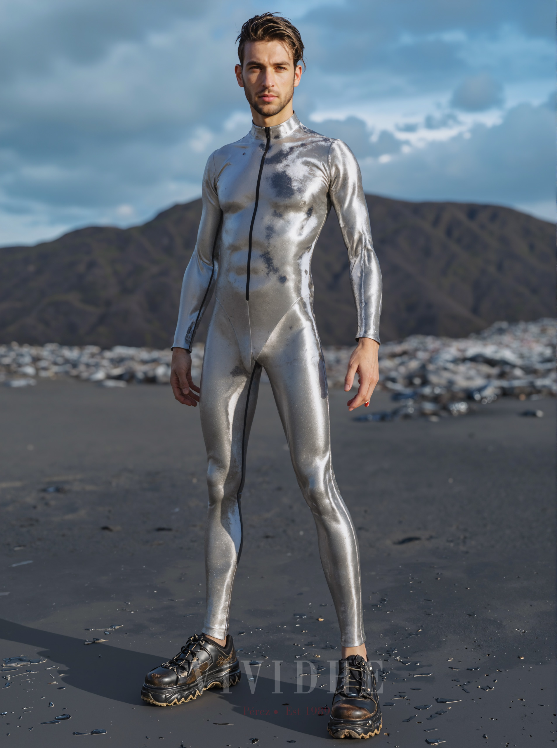 Solid_Silver_Male_Costume_Men's_Fashion_Wear_VIVIDHE