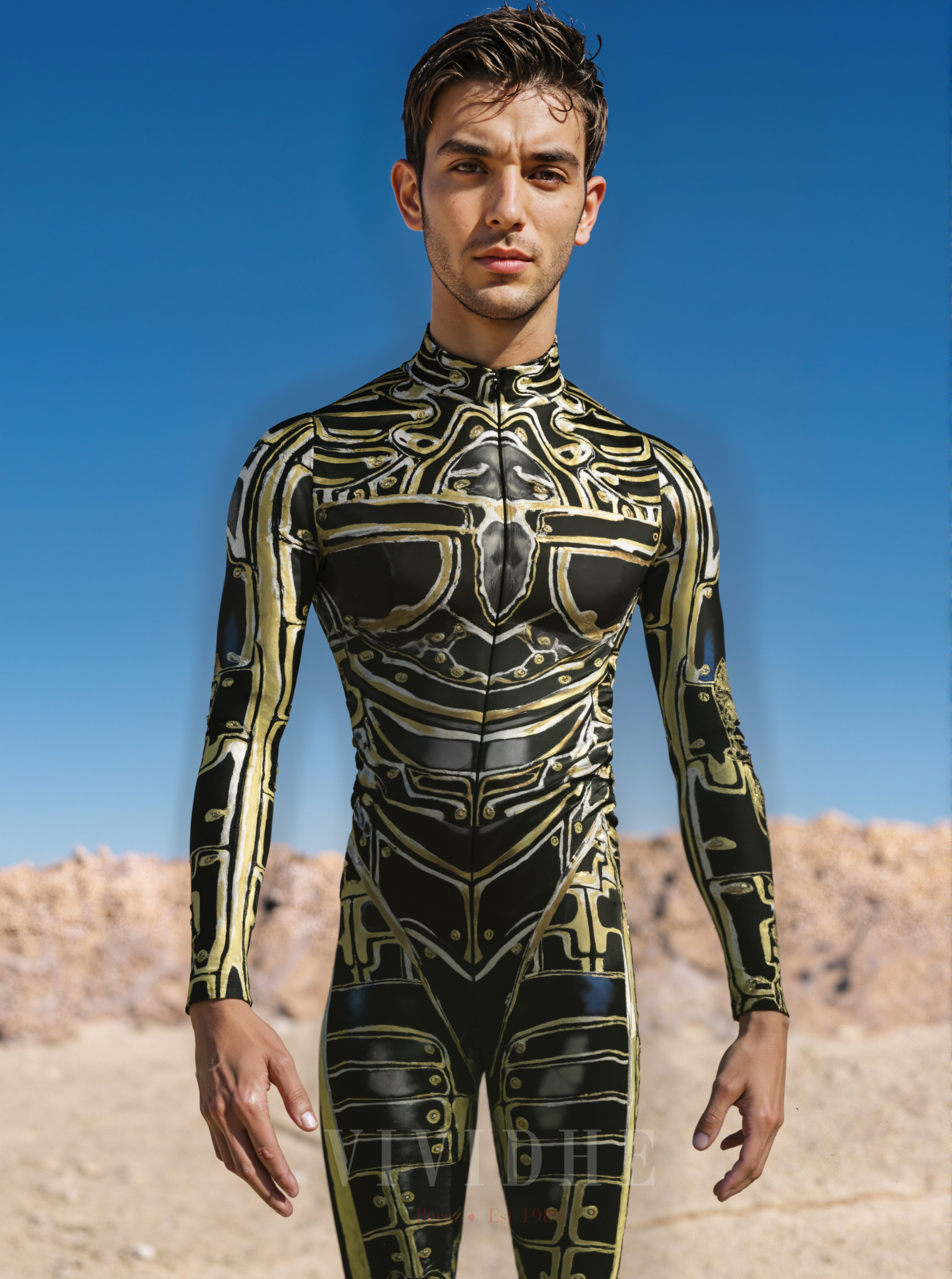 Golden_Mech_Male_Costume_Men's_Daily_Wear_or_Cosplay_Events_VIVIDHE