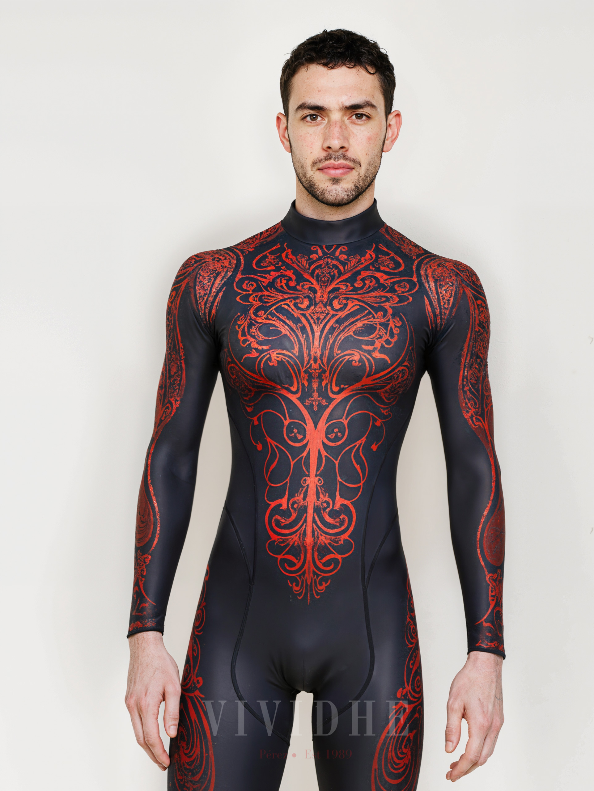 Red_Baroque_Male_Costume_Men's_Wear_VIVIDHE