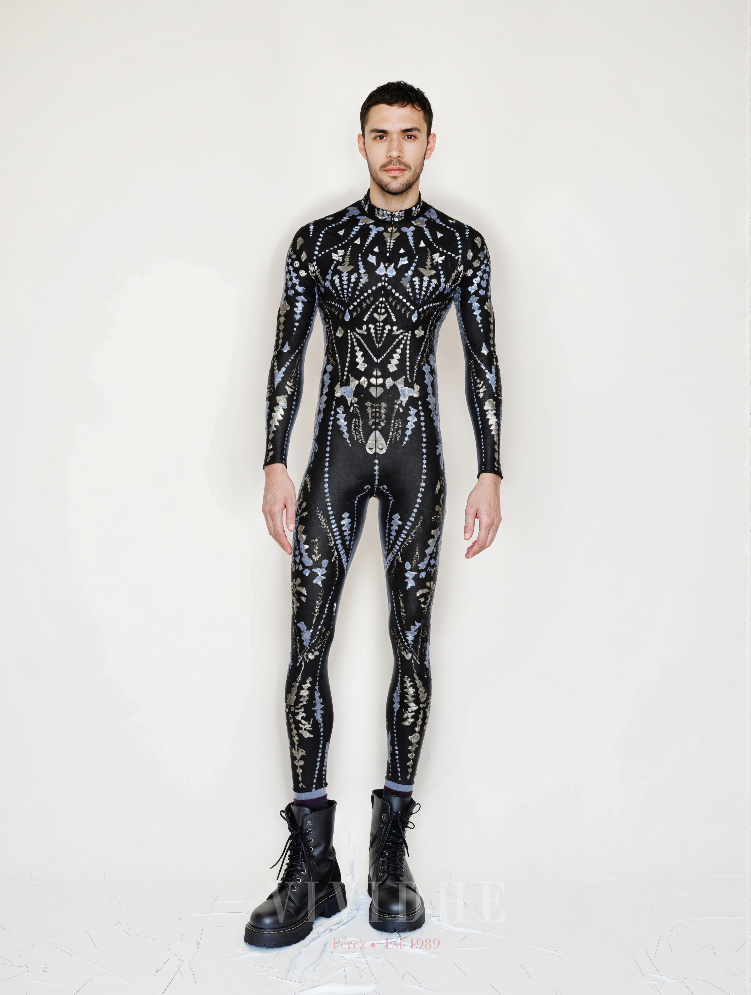 Black_Geometric_Male_Costume_Men's_Wear_VIVIDHE