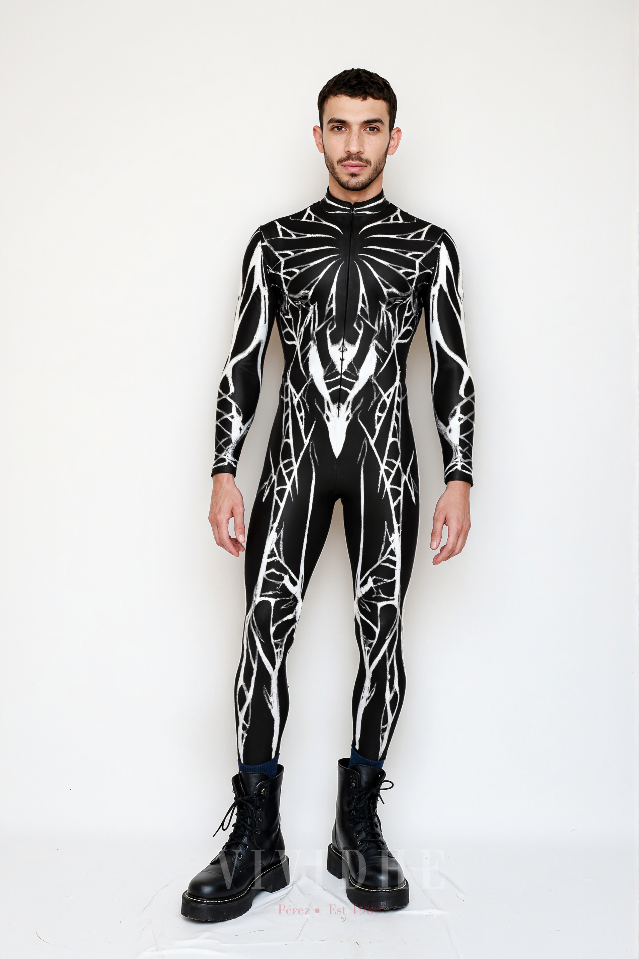 Black_White_Geometric_Male_Costume_Mens_Tight_Fitting_Clothing_VIVIDHE