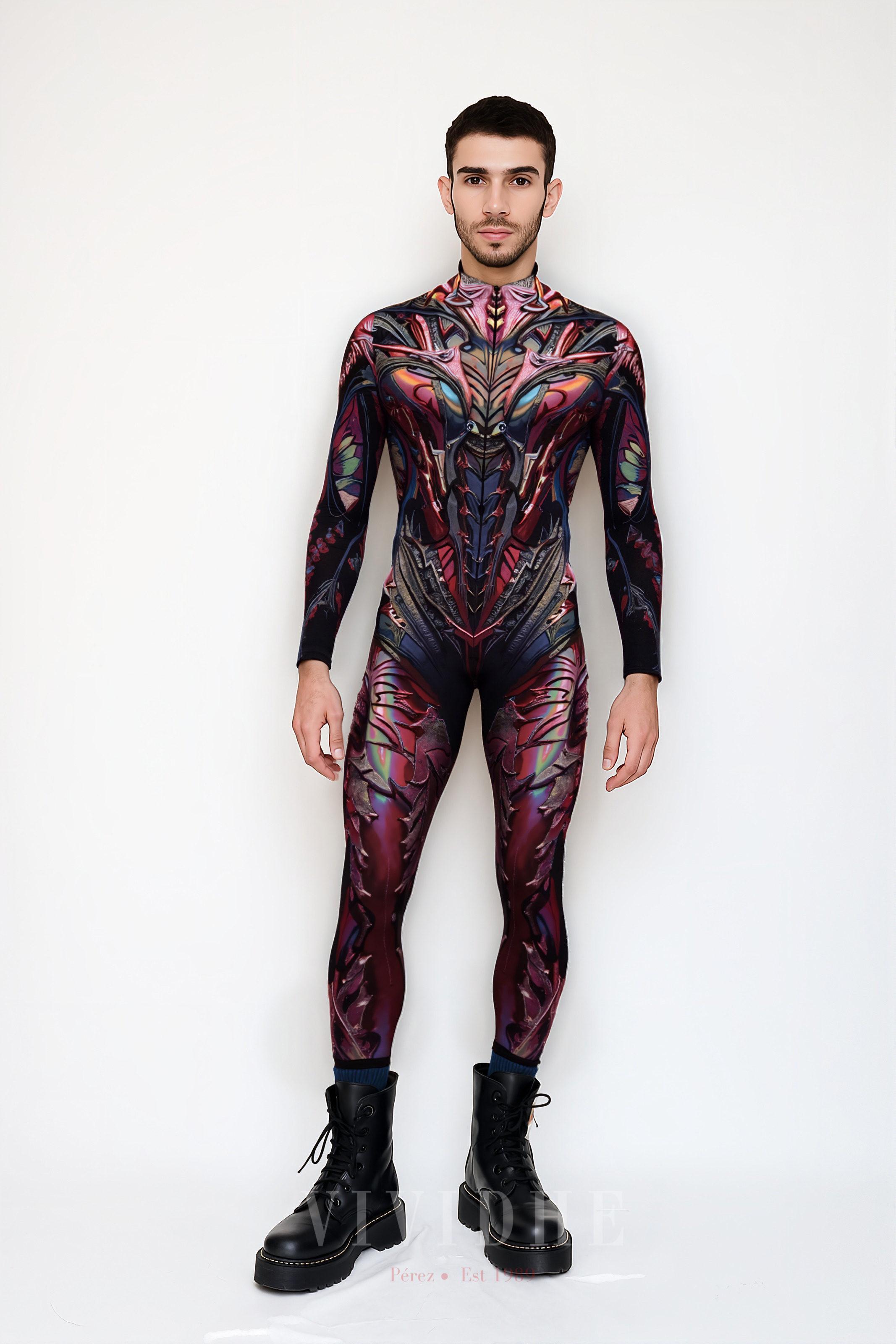 Abstract_Metallic_Male_Costume_Men's_Wear_VIVIDHE