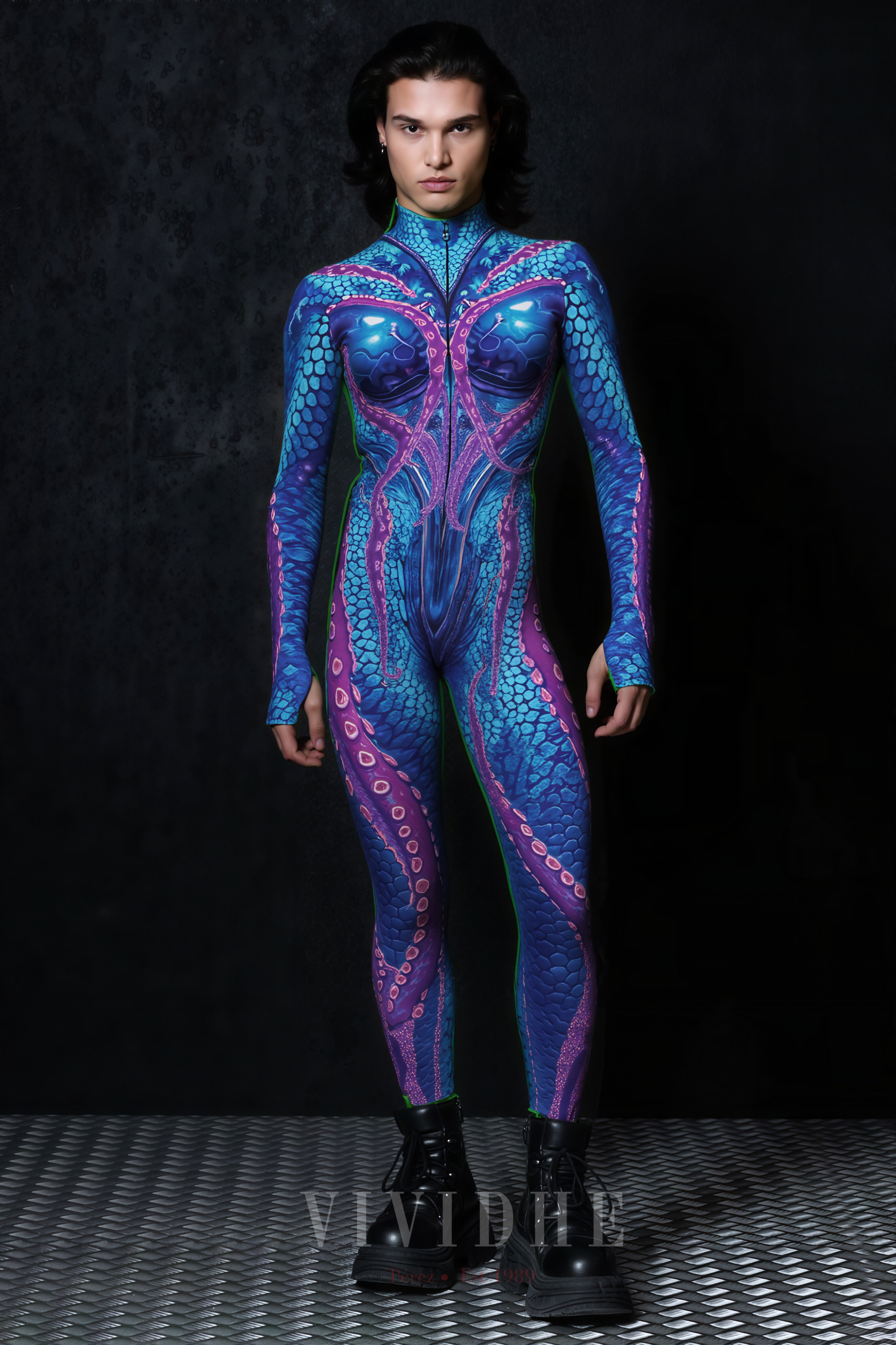 Scaled_Tight_Male_Costume_Men's_Wear_VIVIDHE