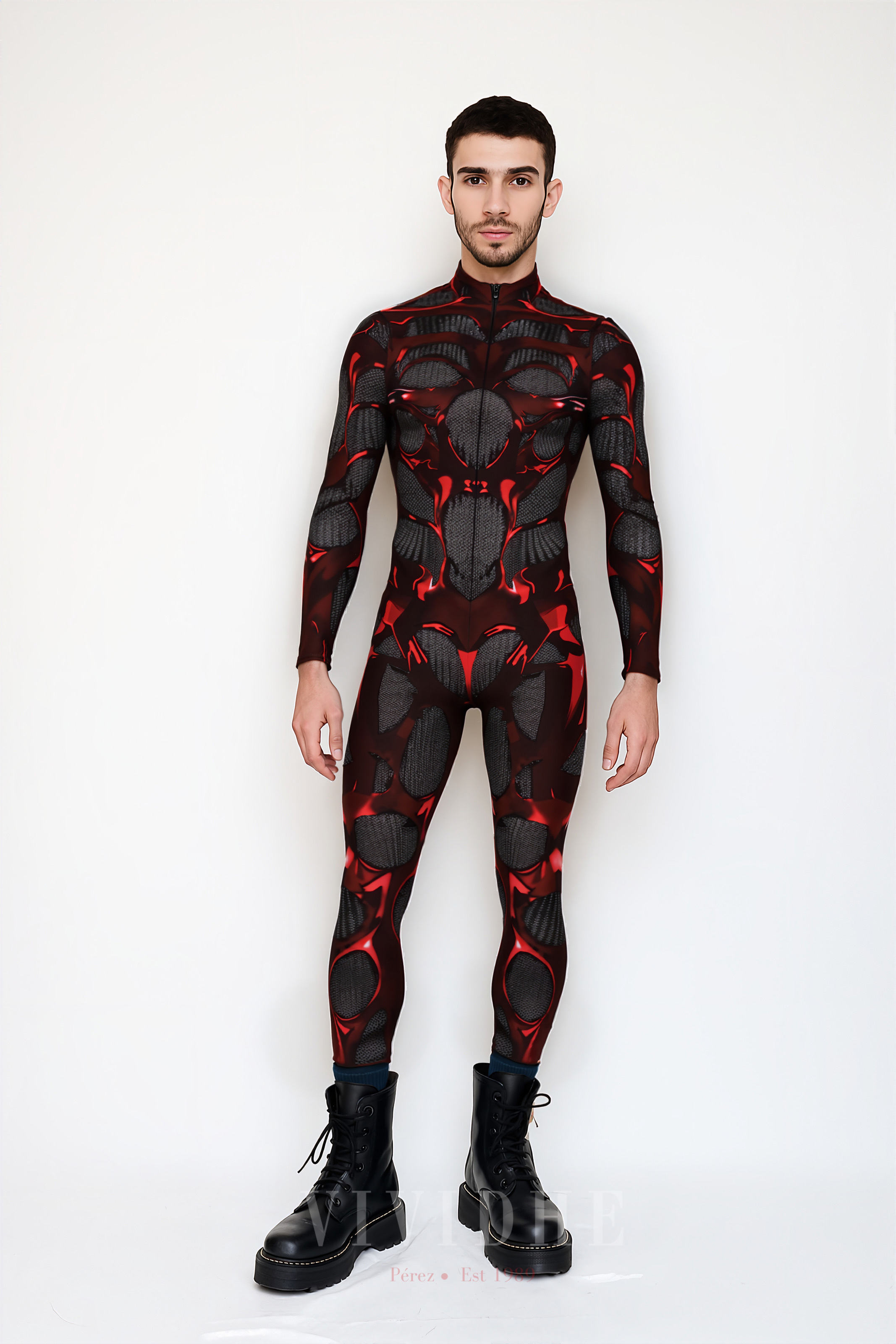 Red_Sci-fi_Male_Costume_Men's_Wear_Scene_VIVIDHE