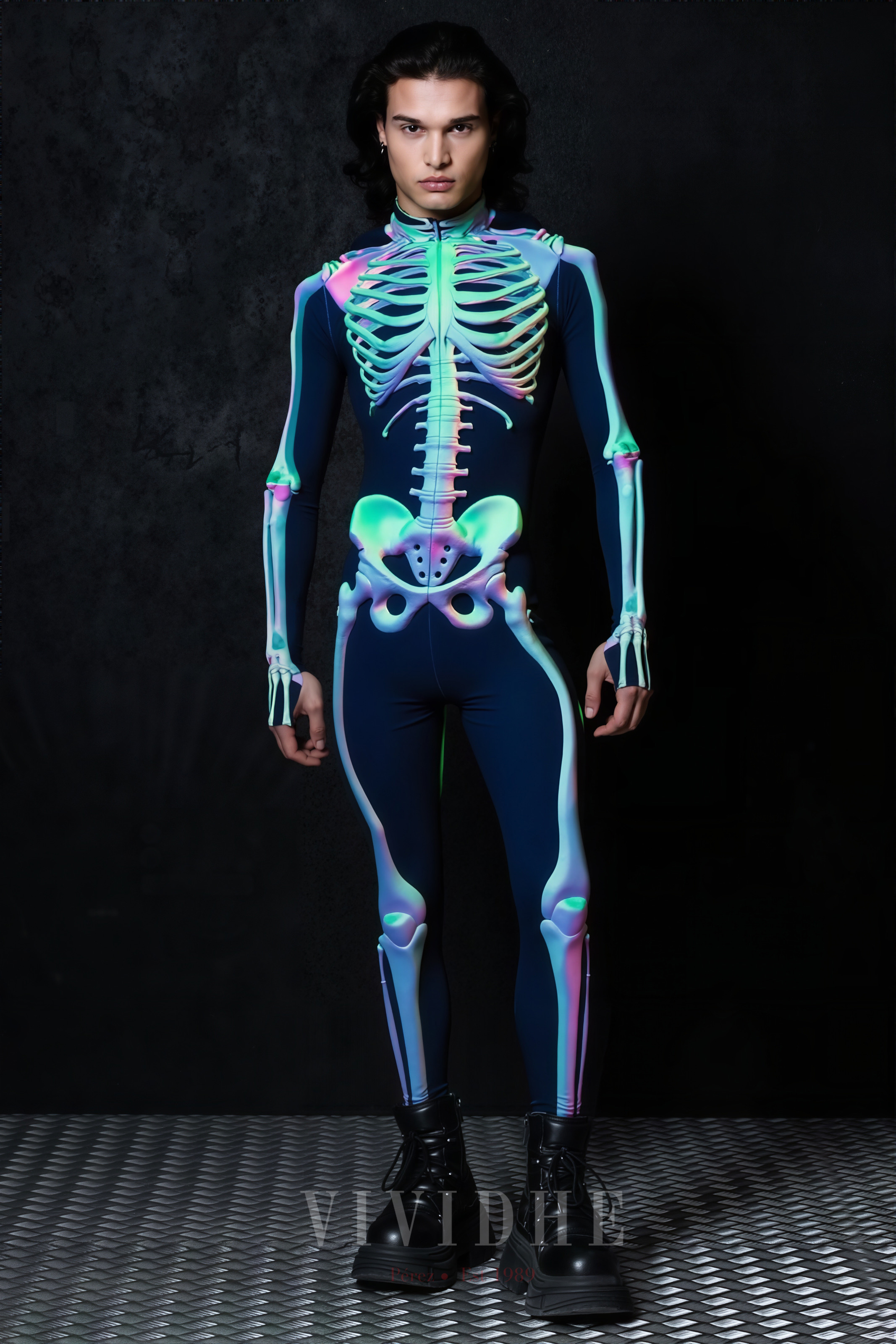 Skeleton_Future_Male_Costume_Men's_Daily_Wear_VIVIDHE