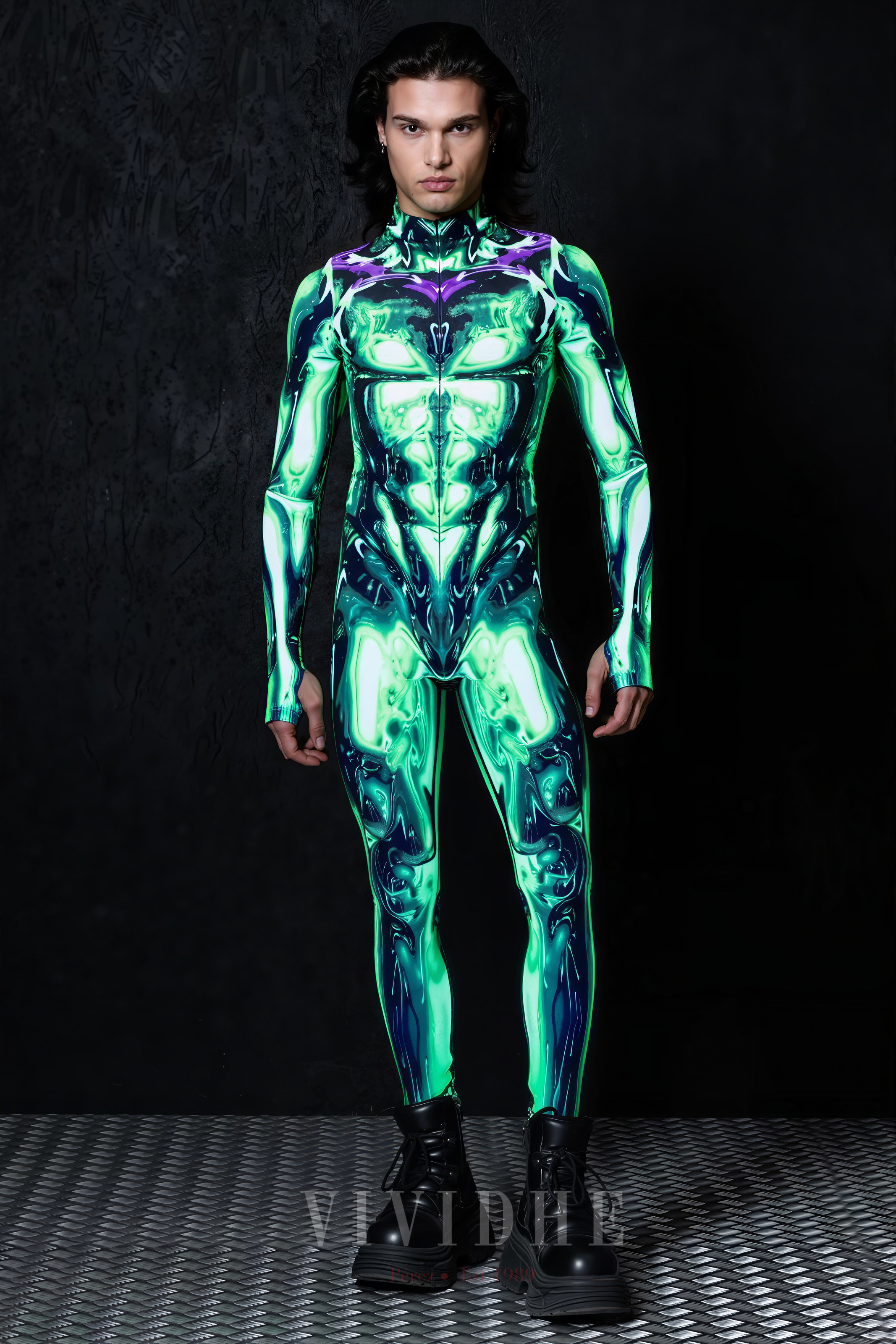 Future_Green_Male_Costume_Men's_Wear_VIVIDHE
