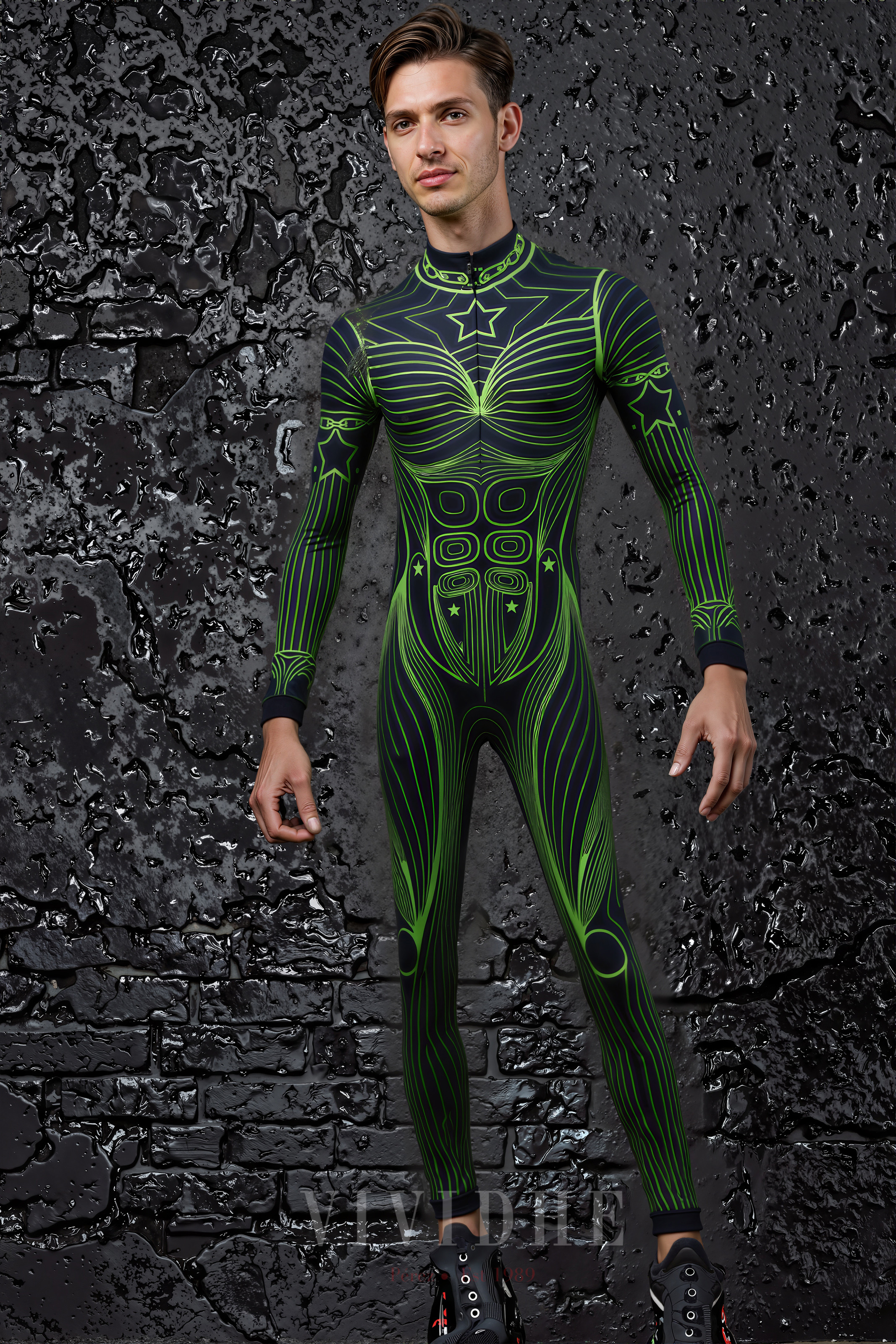 Fluorescent_Green_Futuristic_Male_Costume_Stylish_Mens_Wear_VIVIDHE