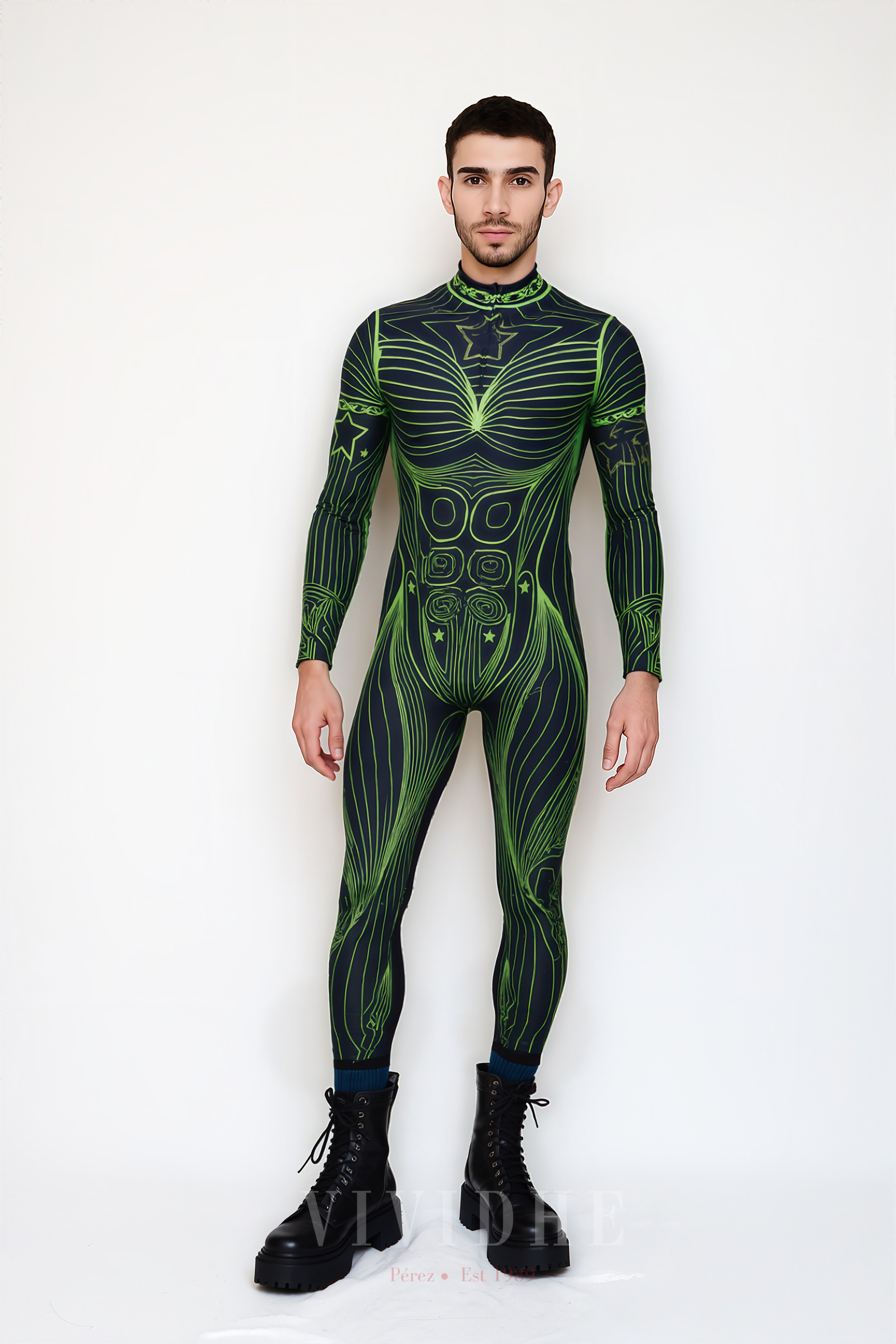 Fluorescent_Green_Futuristic_Male_Costume_Stylish_Mens_Wear_VIVIDHE