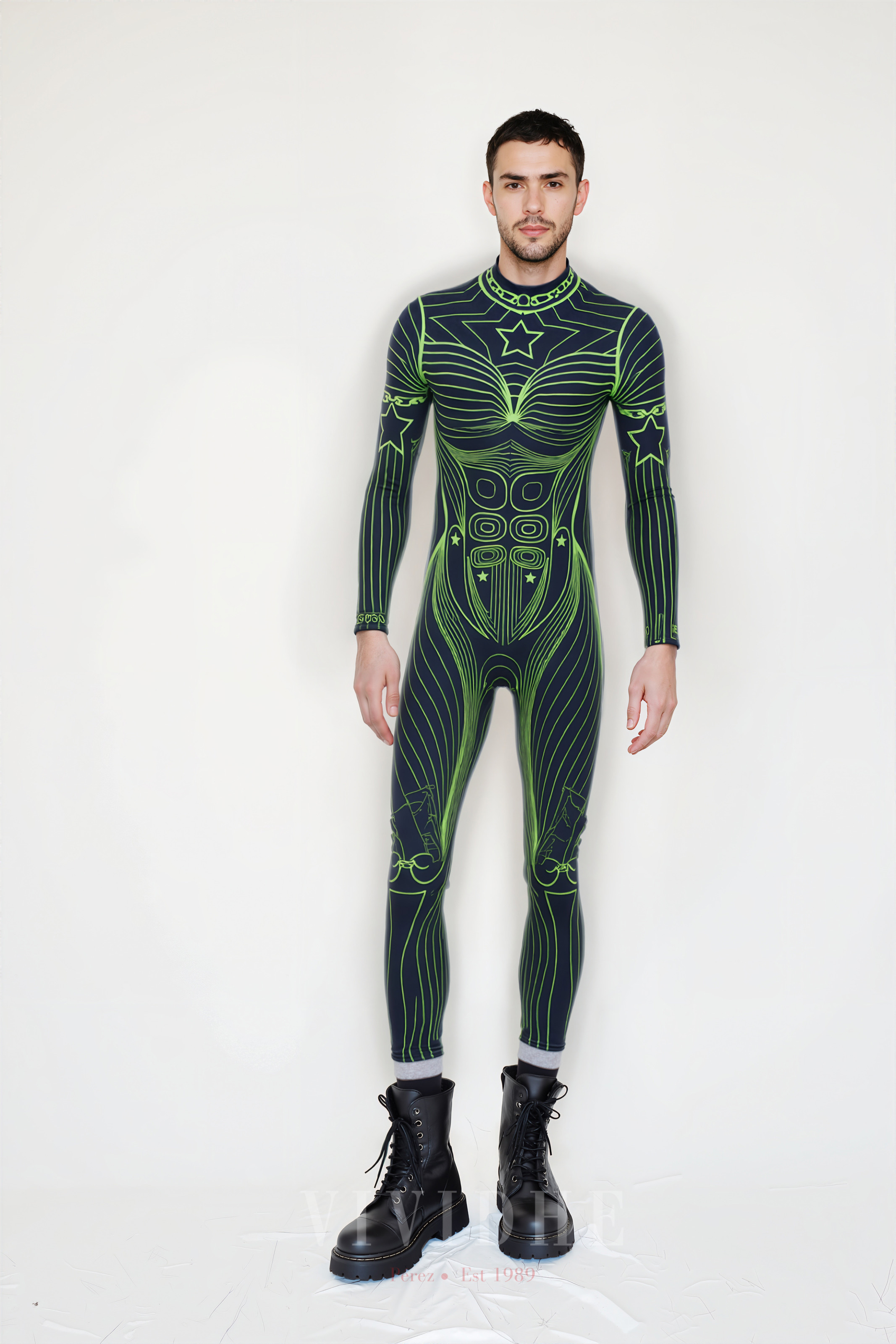 Fluorescent_Green_Futuristic_Male_Costume_Stylish_Mens_Wear_VIVIDHE