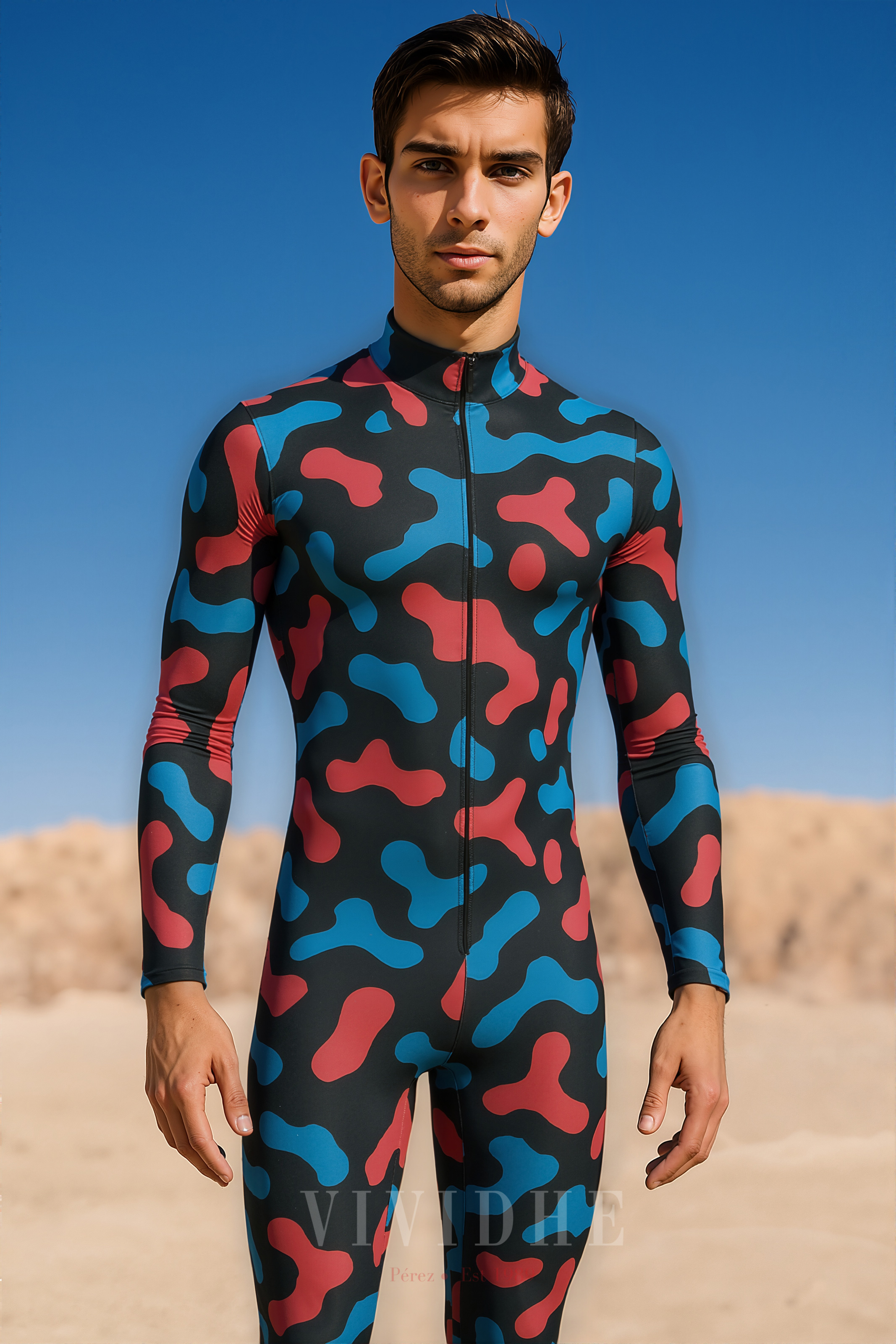 Camouflage_Style_Male_Costume_Men's_Fashion_Wear_VIVIDHE
