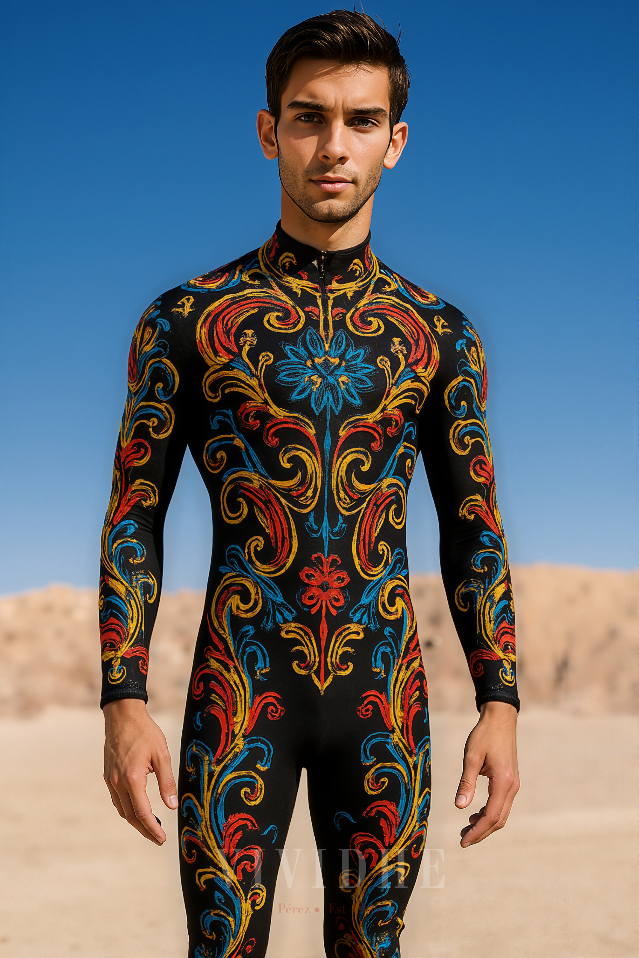 Vibrant_Baroque_Male_Costume_Men's_Fashion_Wear_VIVIDHE