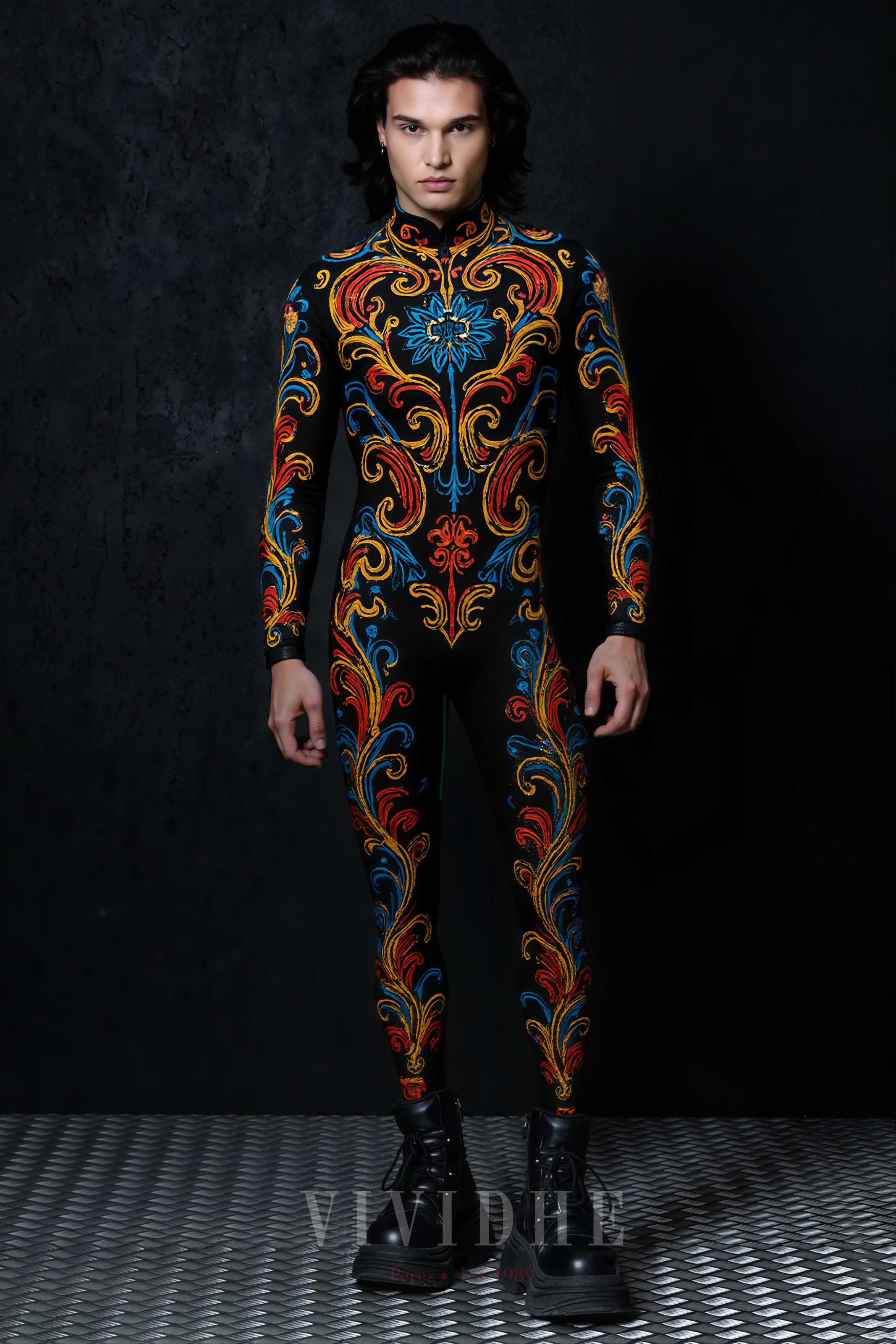 Vibrant_Baroque_Male_Costume_Men's_Fashion_Wear_VIVIDHE