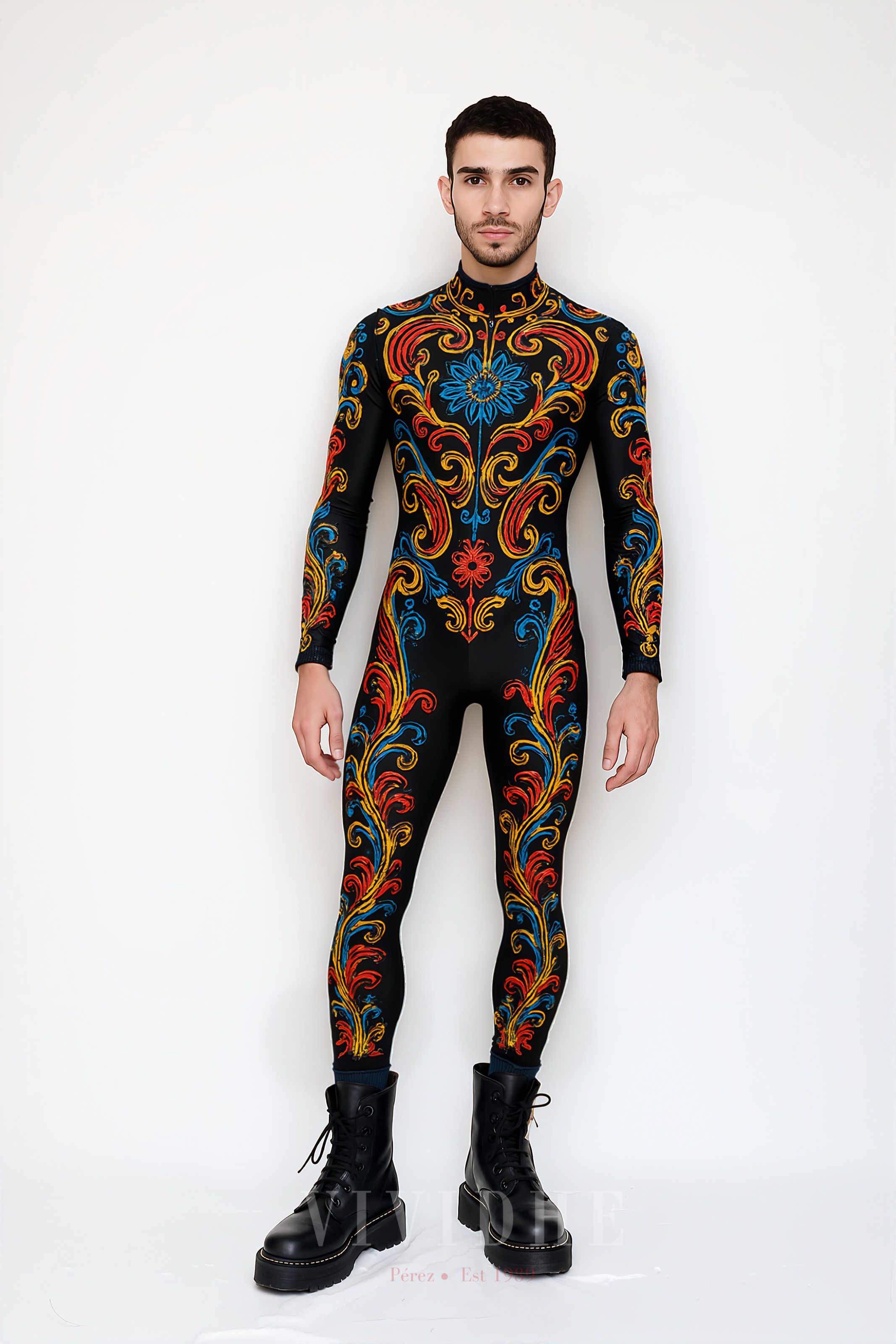 Vibrant_Baroque_Male_Costume_Men's_Fashion_Wear_VIVIDHE