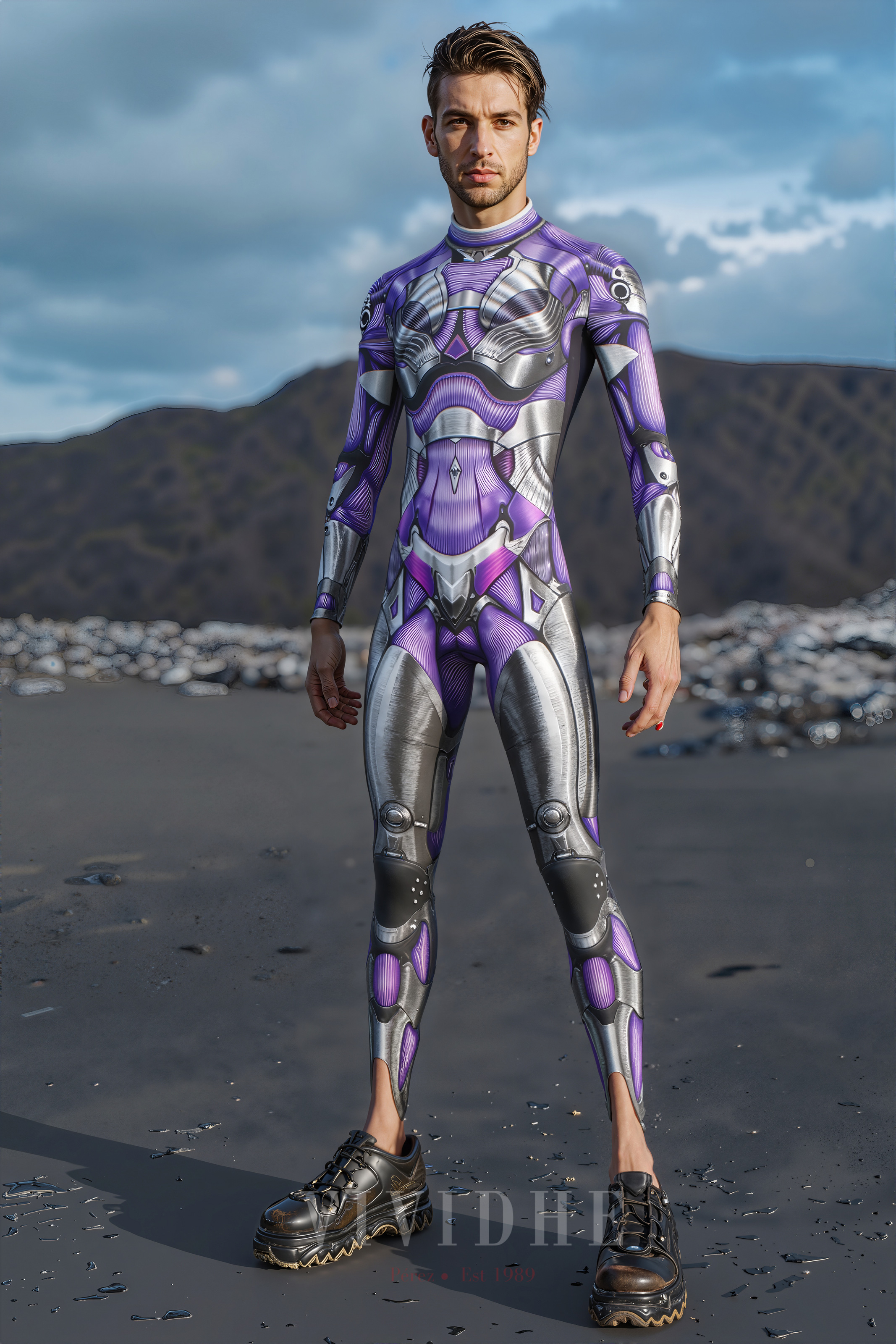 Silver_Futuristic_Male_Costume_Men's_Fashion_VIVIDHE