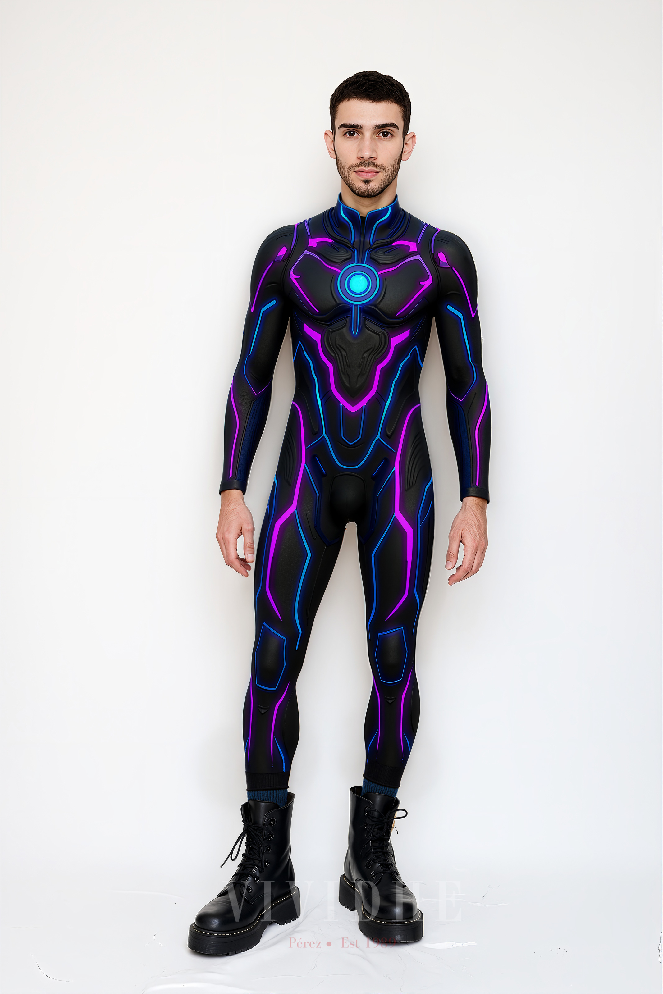 Future_Neon_Male_Costume_Fashionable_Daily_Wear_VIVIDHE