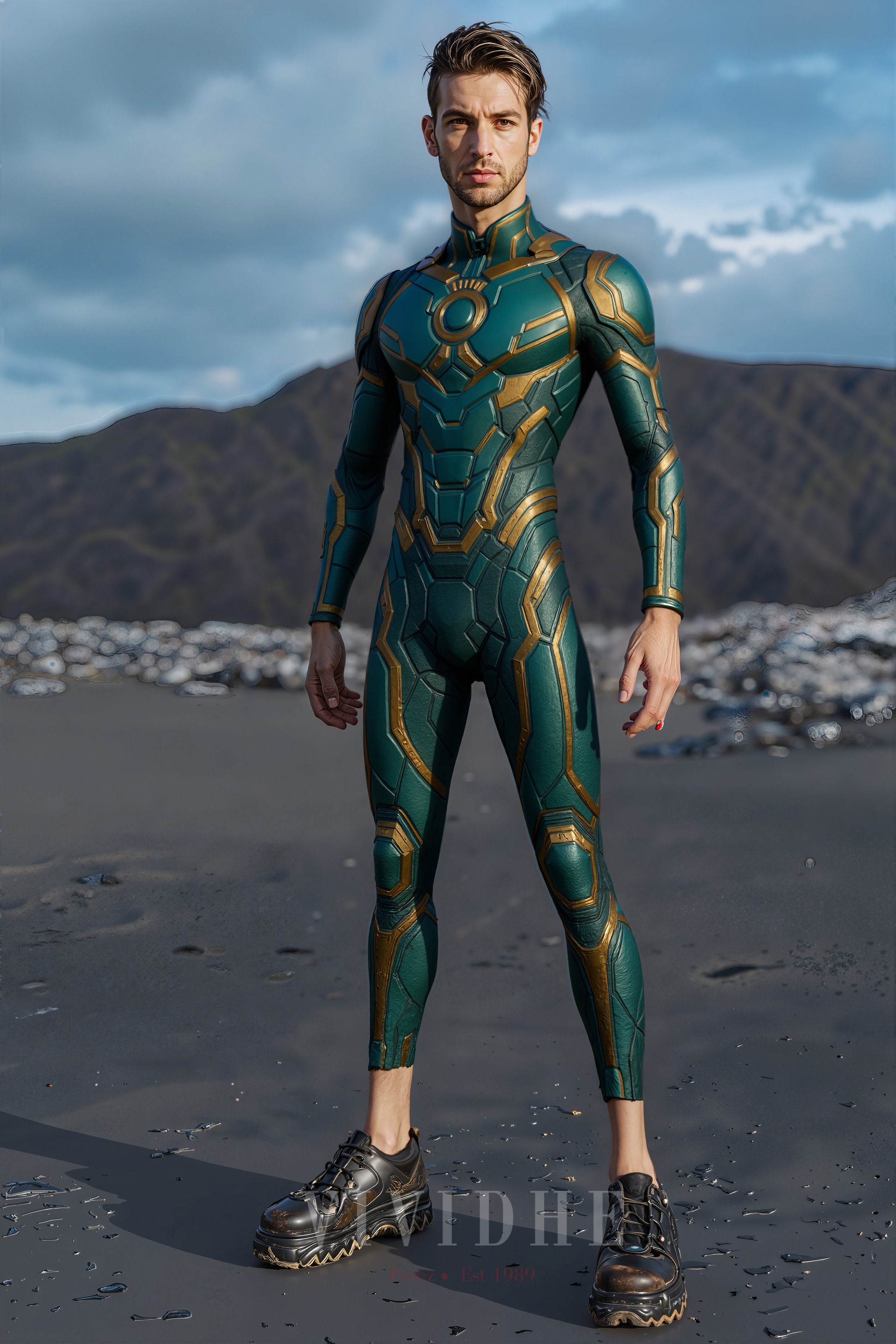 Deep_Sea_Green_Sci-fi_Male_Costume_Men's_Wear_for_Fashionable_Occasions_VIVIDHE