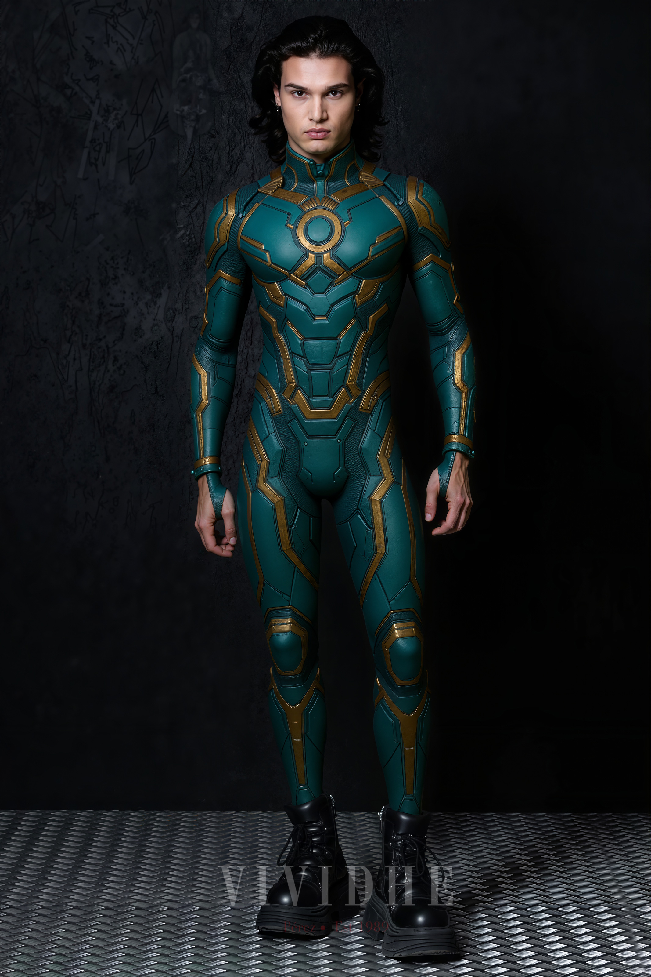 Deep_Sea_Green_Sci-fi_Male_Costume_Men's_Wear_for_Fashionable_Occasions_VIVIDHE