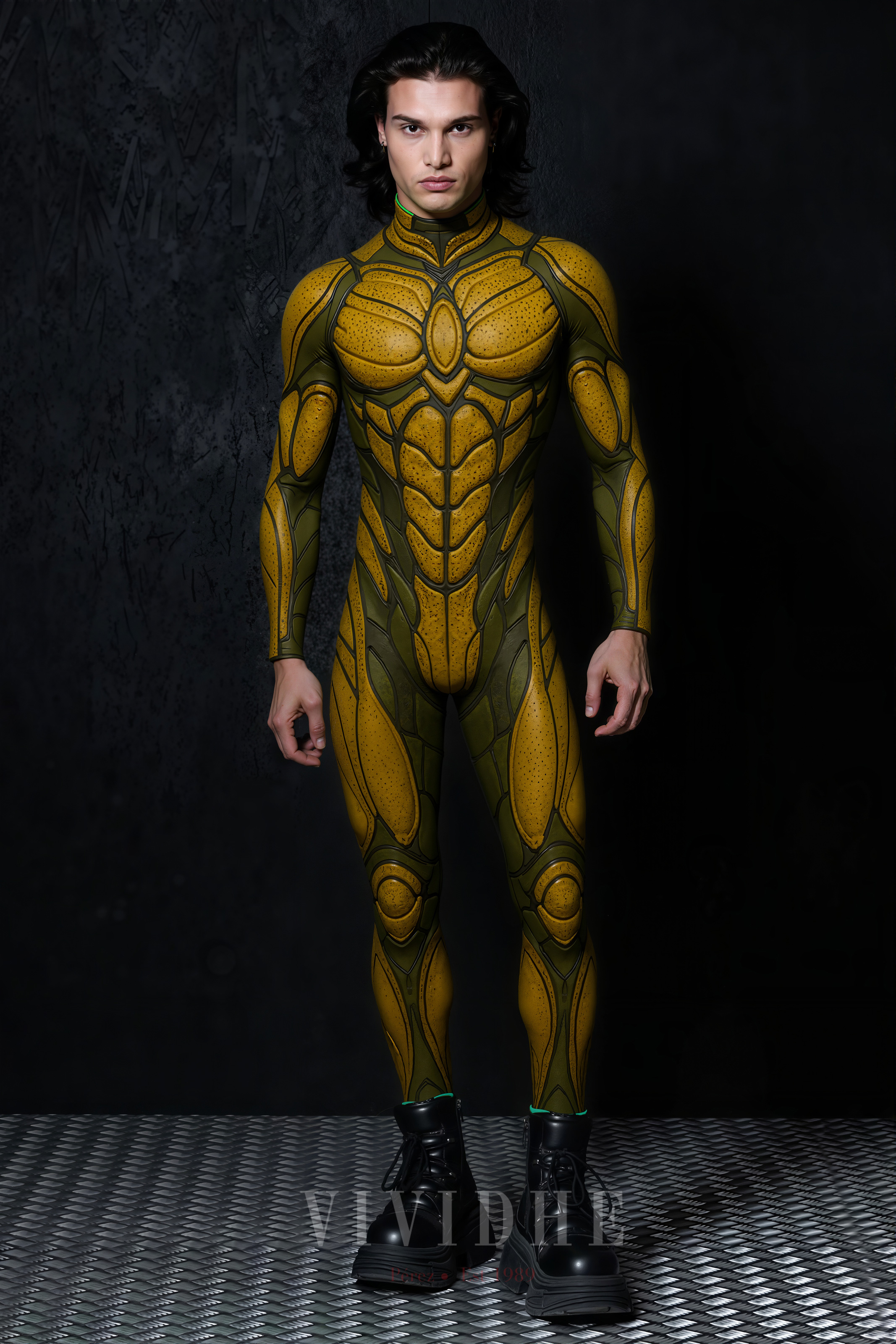 Golden_Futuristic_Male_Costume_Men's_Wear_for_Special_Occasions_VIVIDHE