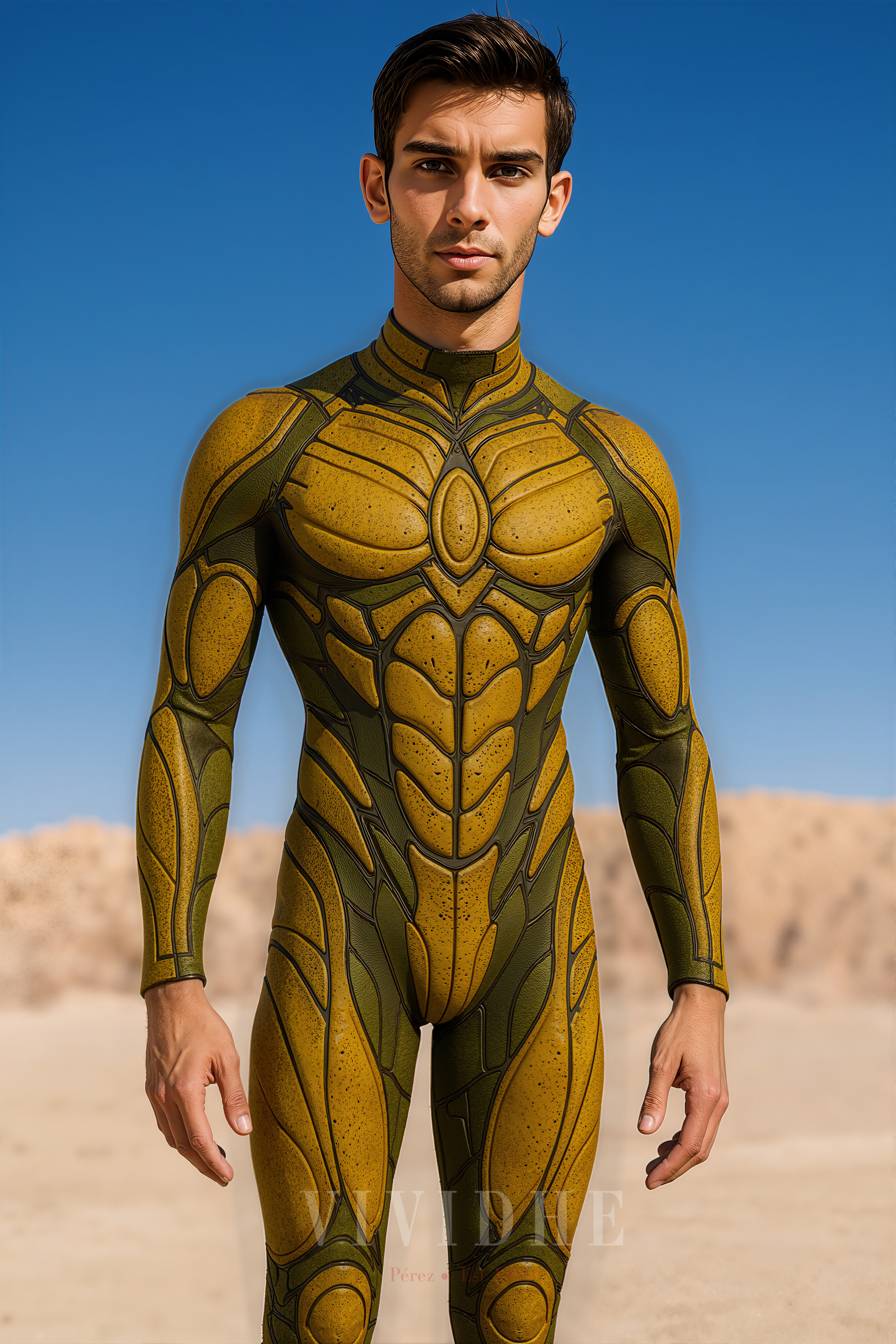 Golden_Futuristic_Male_Costume_Men's_Wear_for_Special_Occasions_VIVIDHE