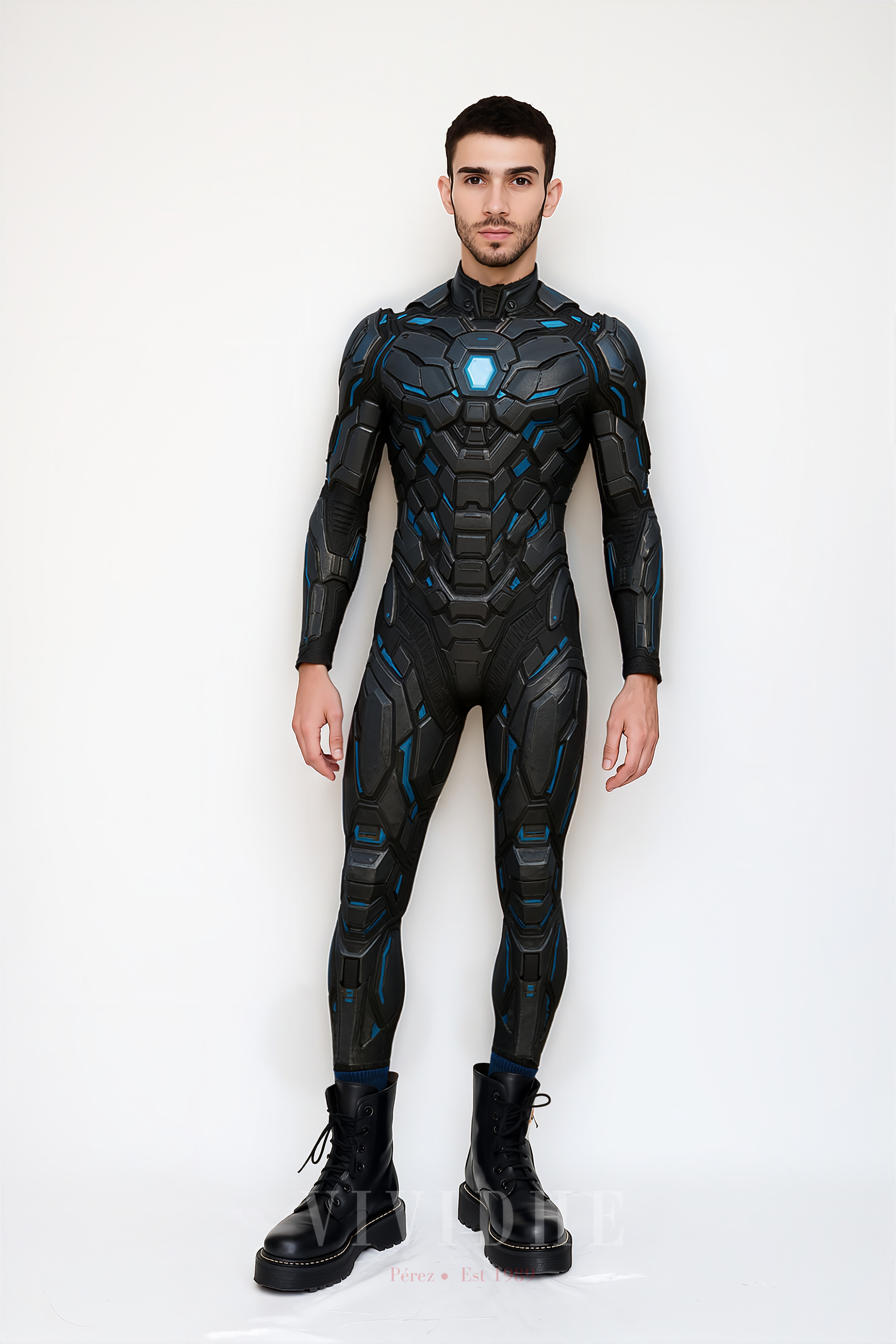 Black_Tech_Male_Costume_Men's_Fashion_Wear_VIVIDHE