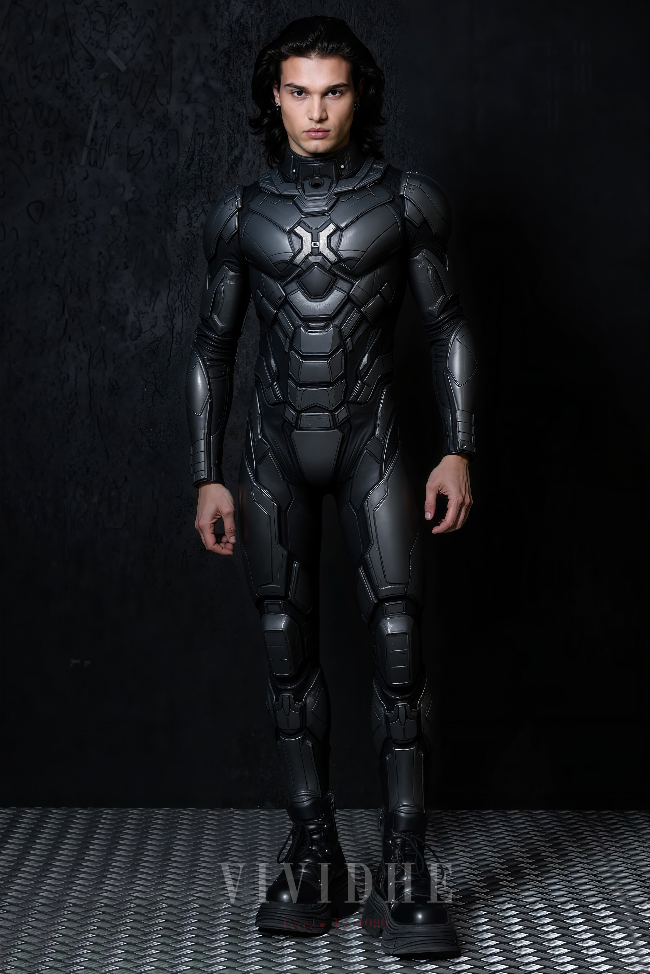 Black_Sci-Fi_Male_Costume_Men's_Wear_VIVIDHE
