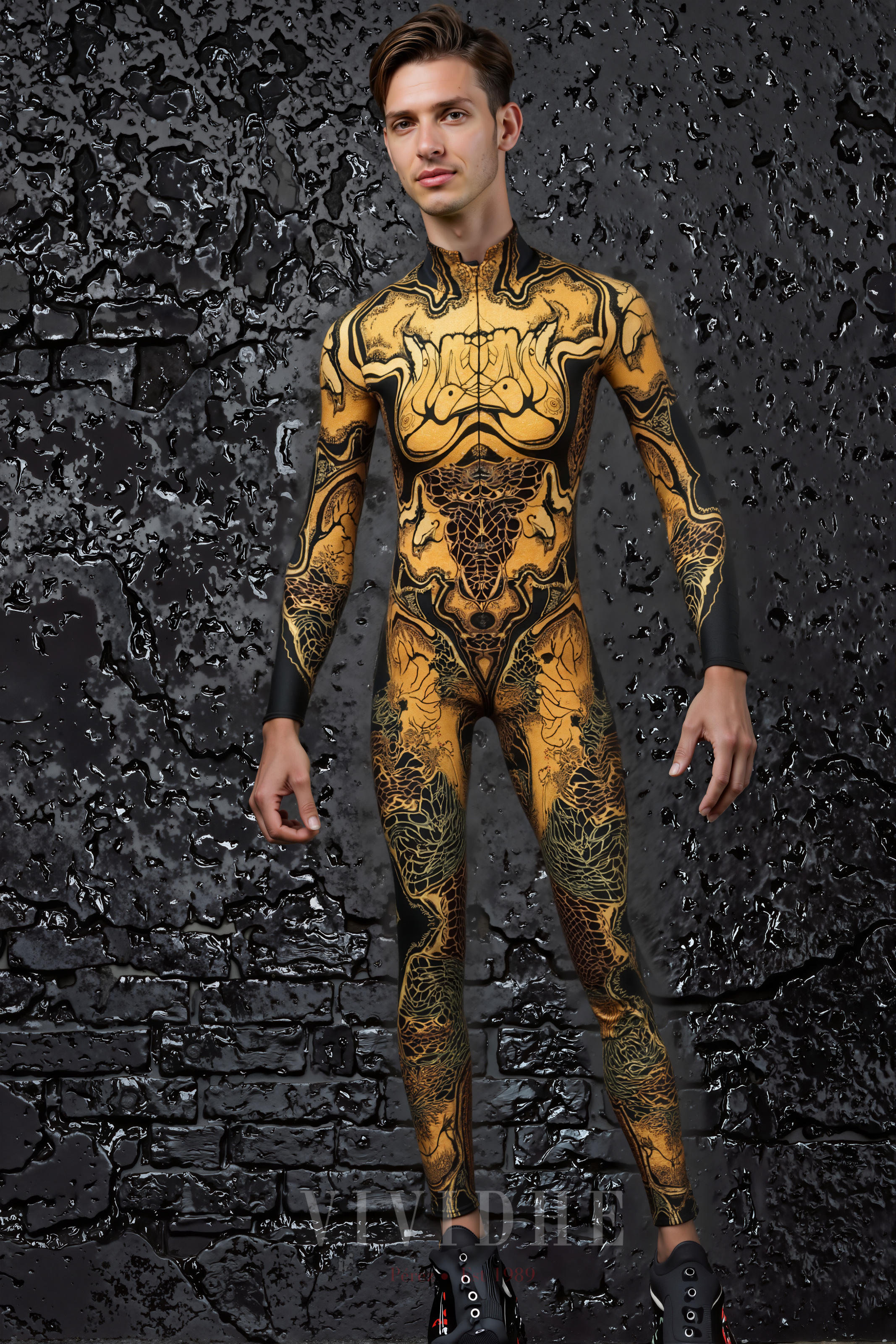 Golden_Futuristic_Male_Costume_Men's_Fashion_Wear_VIVIDHE
