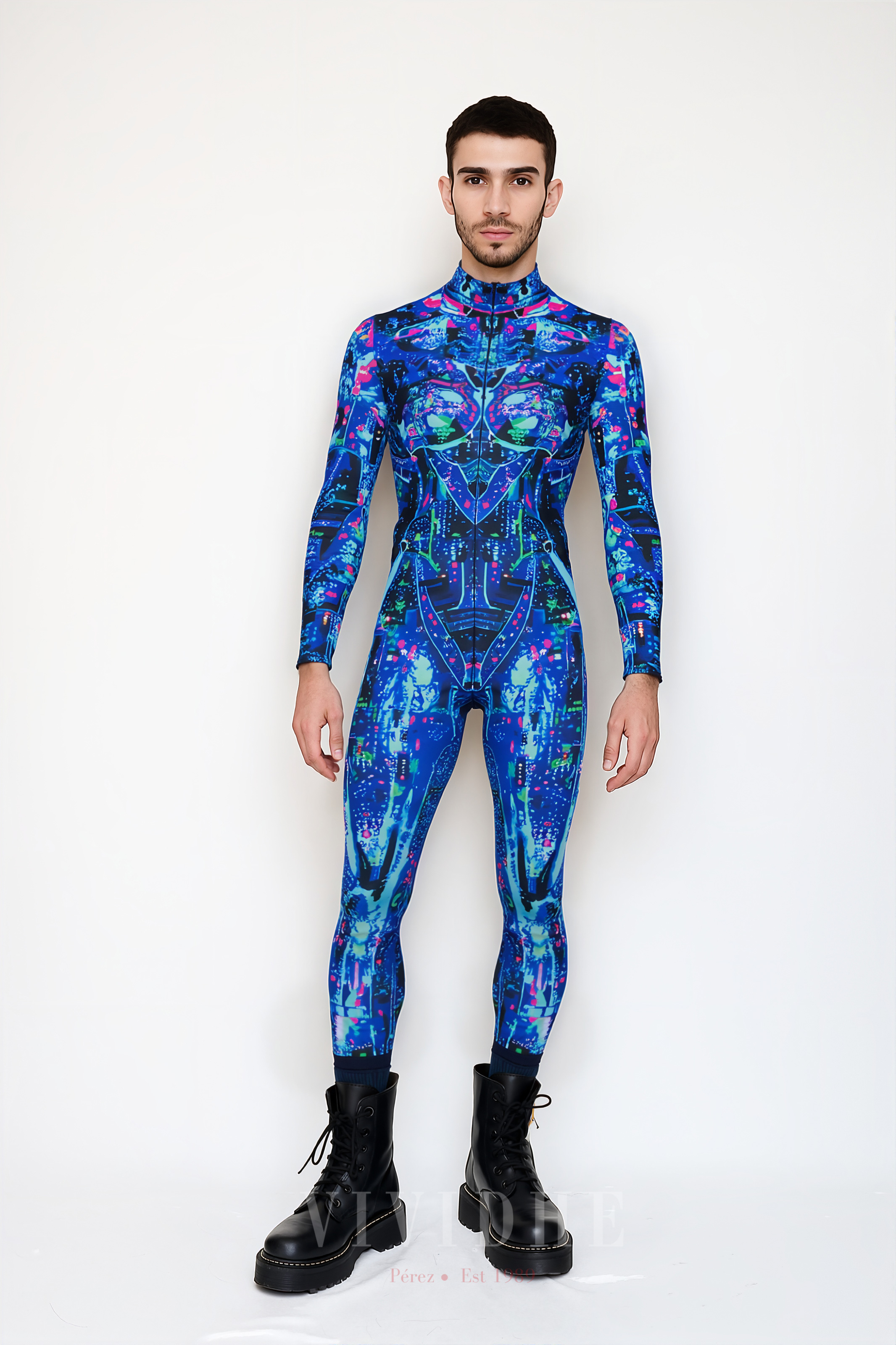 Blue_Camouflage_Male_Costume_For_Men's_Wear_VIVIDHE