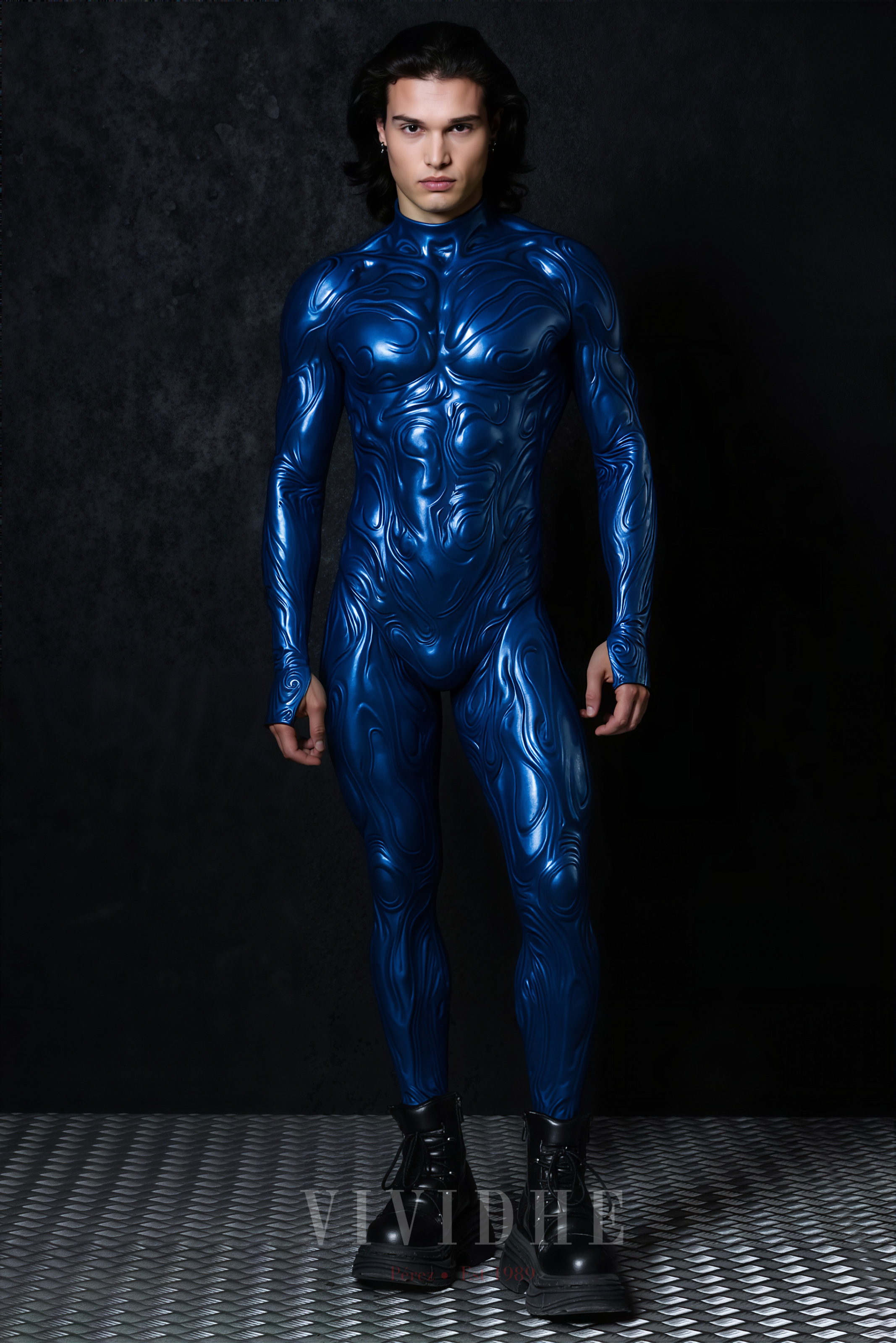 Blue_Futuristic_Male_Costume_Men's_Fashion_VIVIDHE