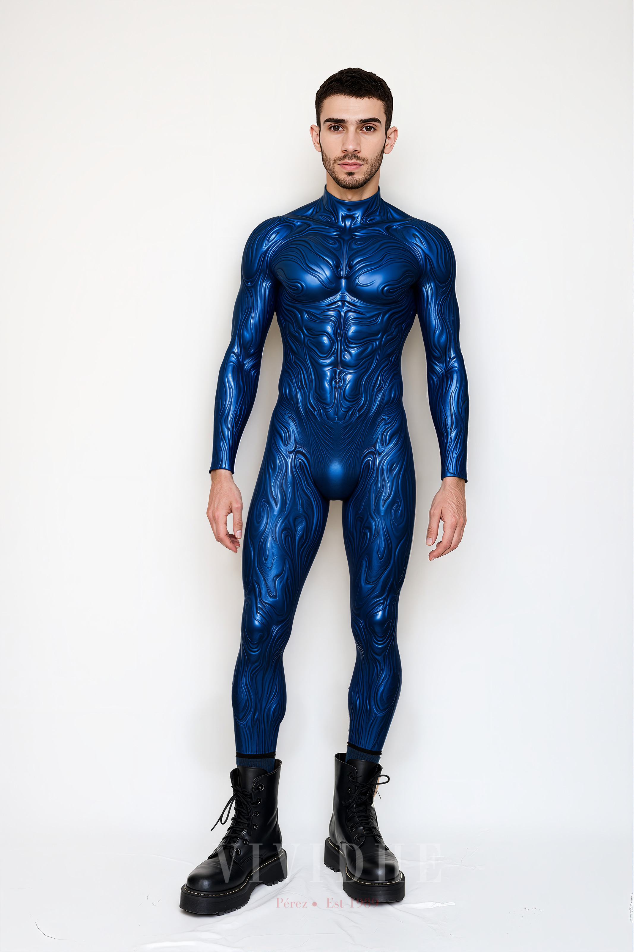 Blue_Futuristic_Male_Costume_Men's_Fashion_VIVIDHE