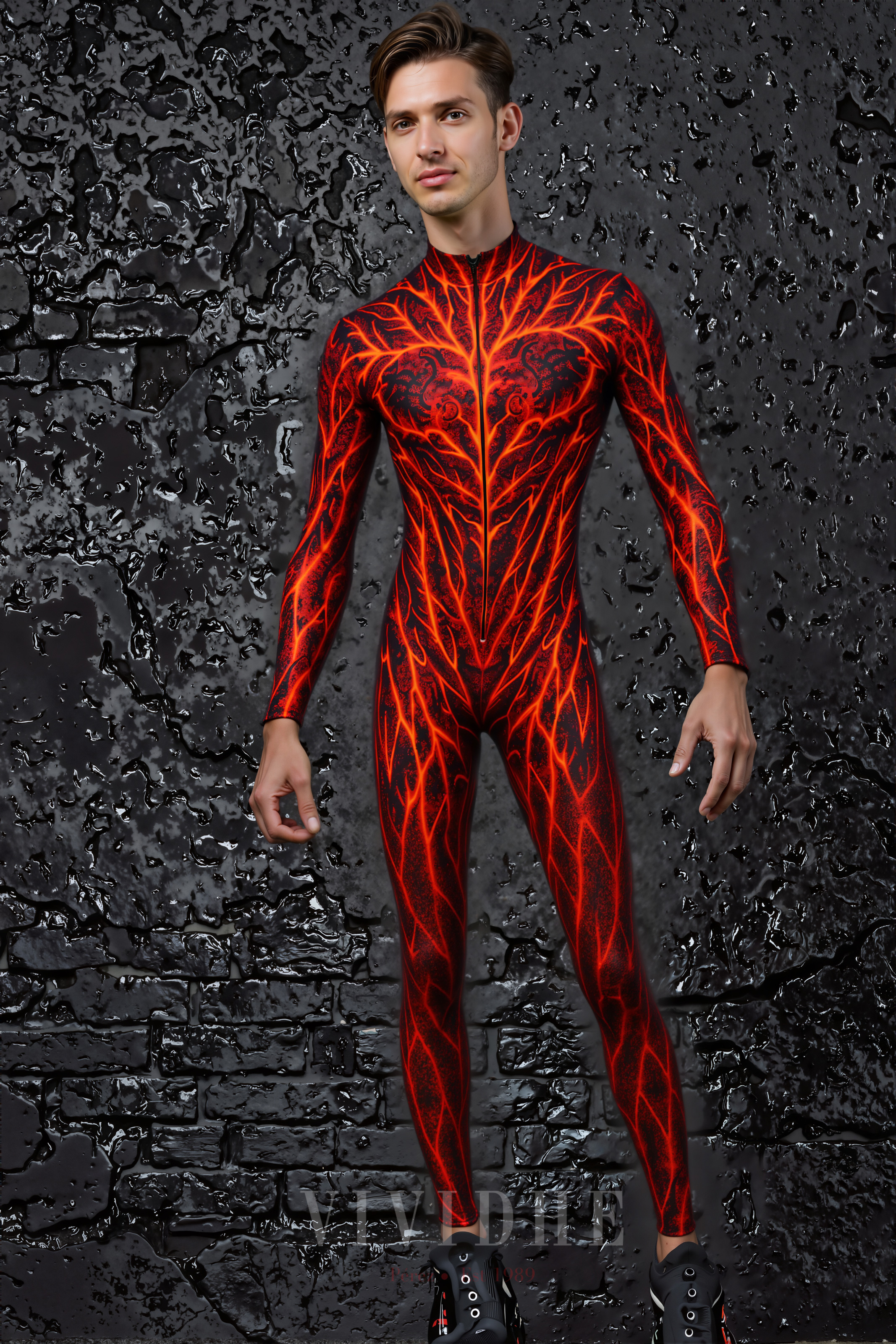 Red_Modern_Male_Costume_For_Men's_Fashionable_Moments_VIVIDHE