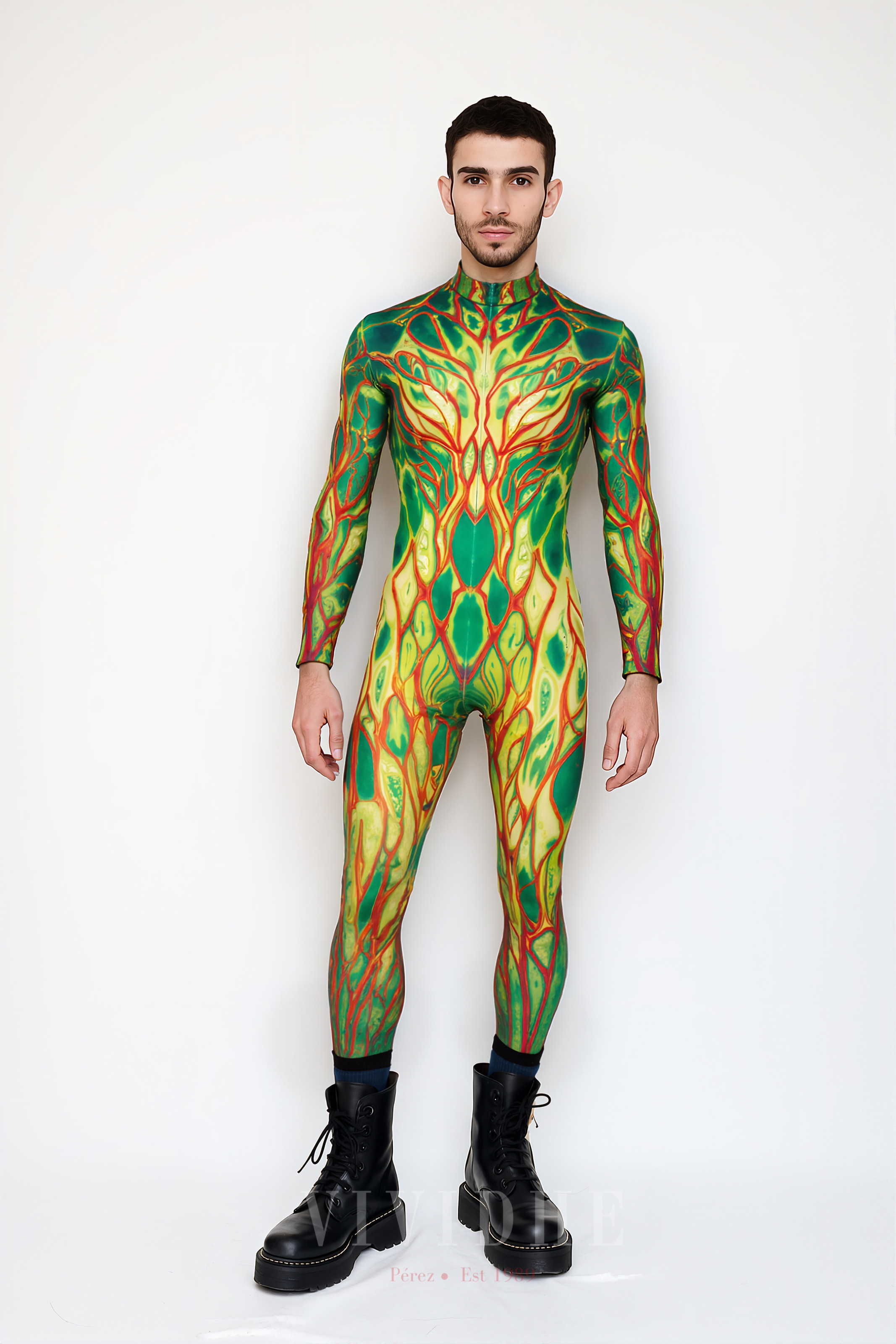 Vibrant_Colorful_Male_Costume_Men's_Fitness_or_Fashion_Wear_VIVIDHE