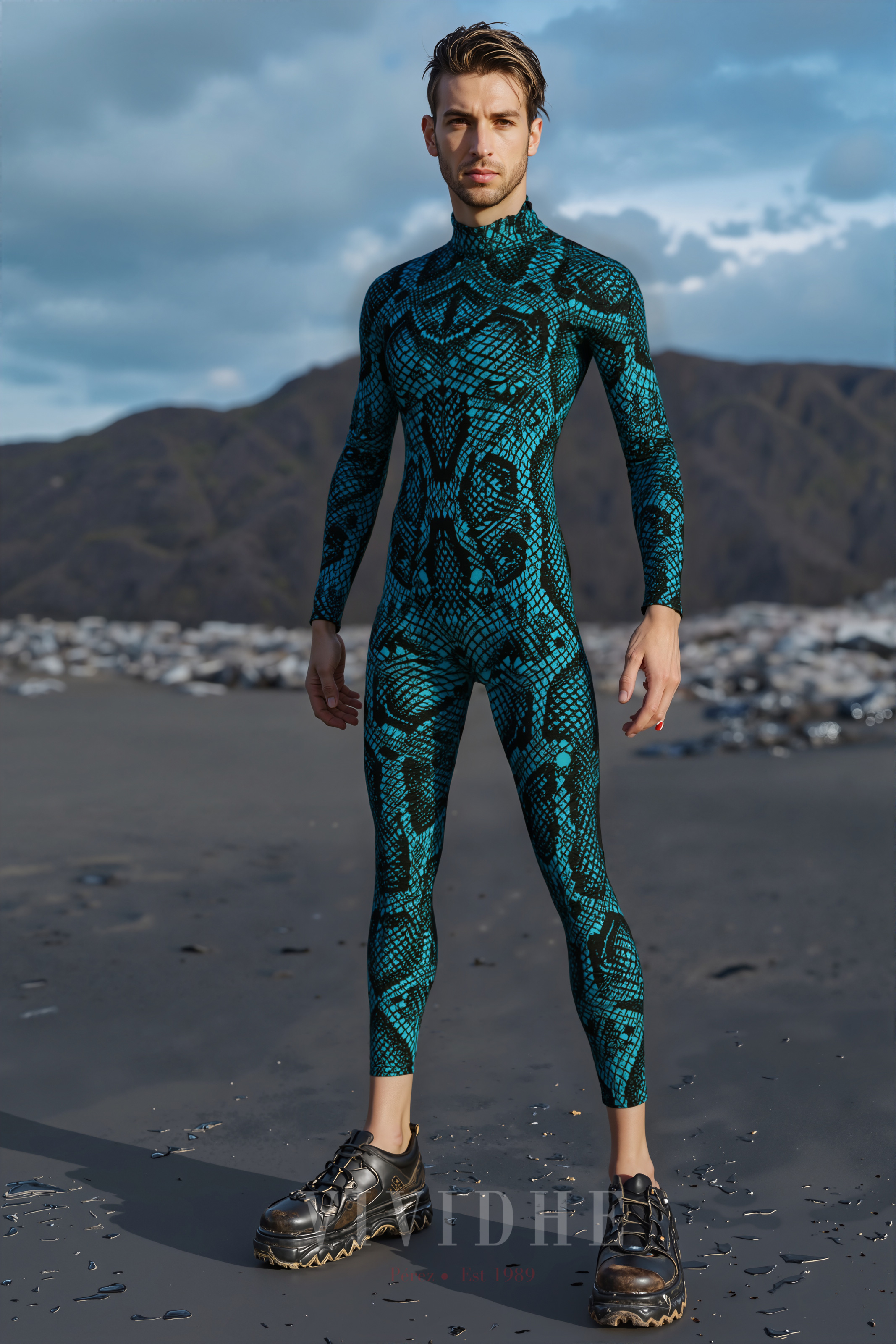 Snake_Pattern_Male_Costume_Men's_Wear_VIVIDHE