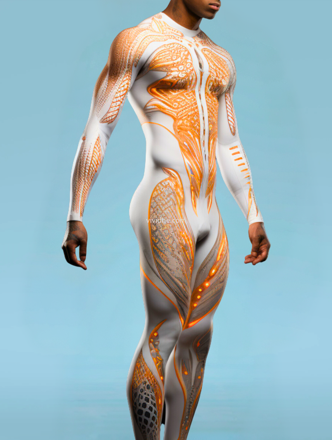 Male Totem Costume for Fantasy Role - Playing_VIVIDHE