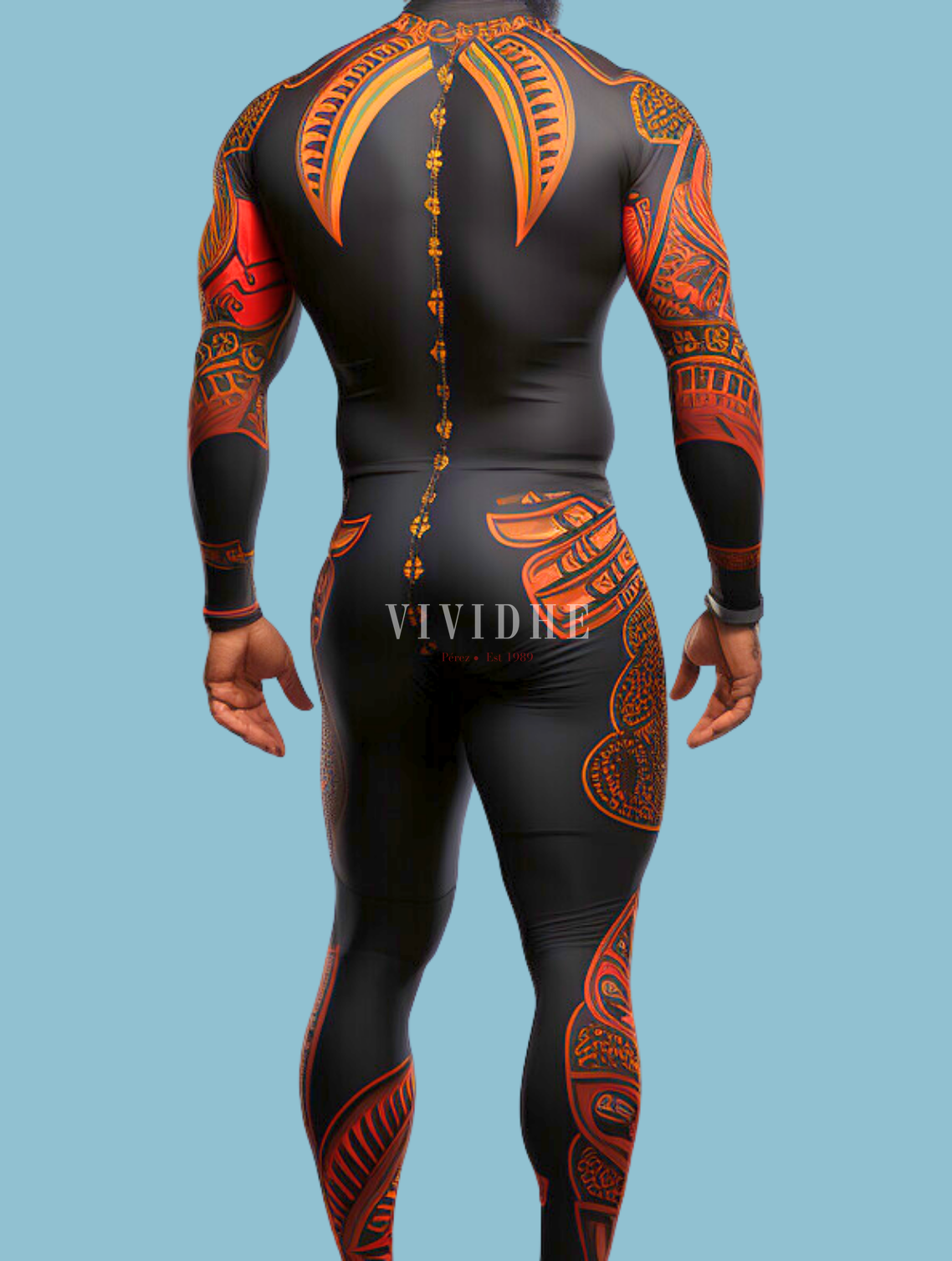 Male Warrior Costume for Cosplay Events_VIVIDHE