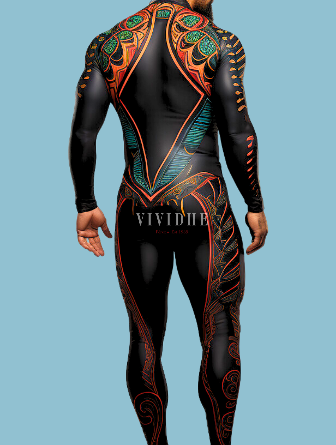 Male Warrior Costume for Role - Playing in Games_VIVIDHE