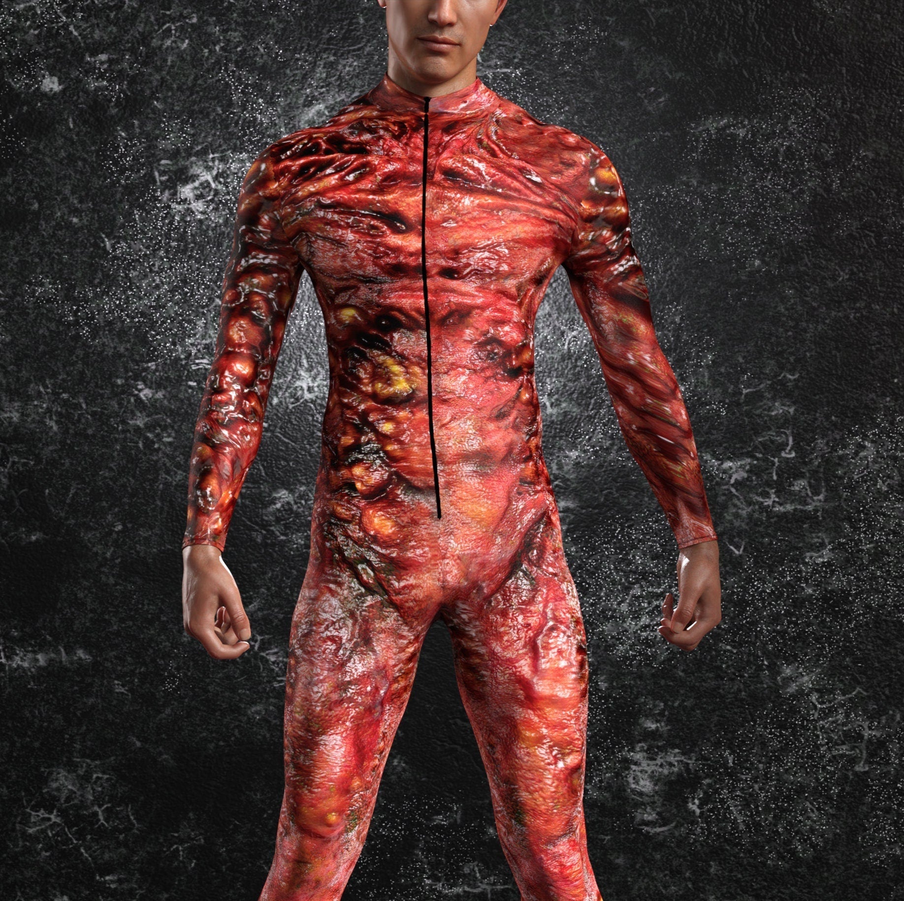 Thunder God Male Costume for Cosplay or Fantasy Events_VIVIDHE