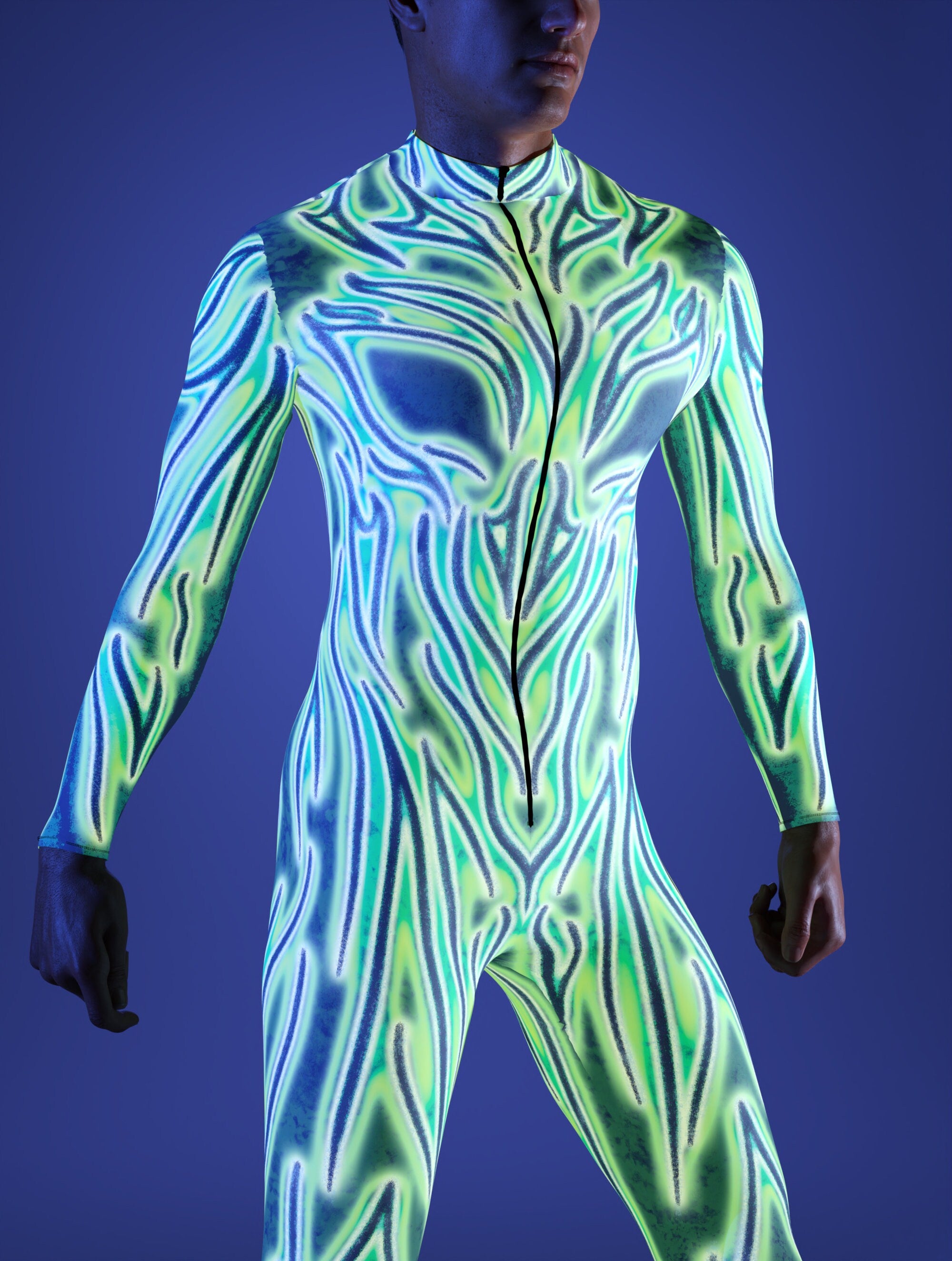 Sky Surfer Male Costume for Sky - themed Cosplay Parties