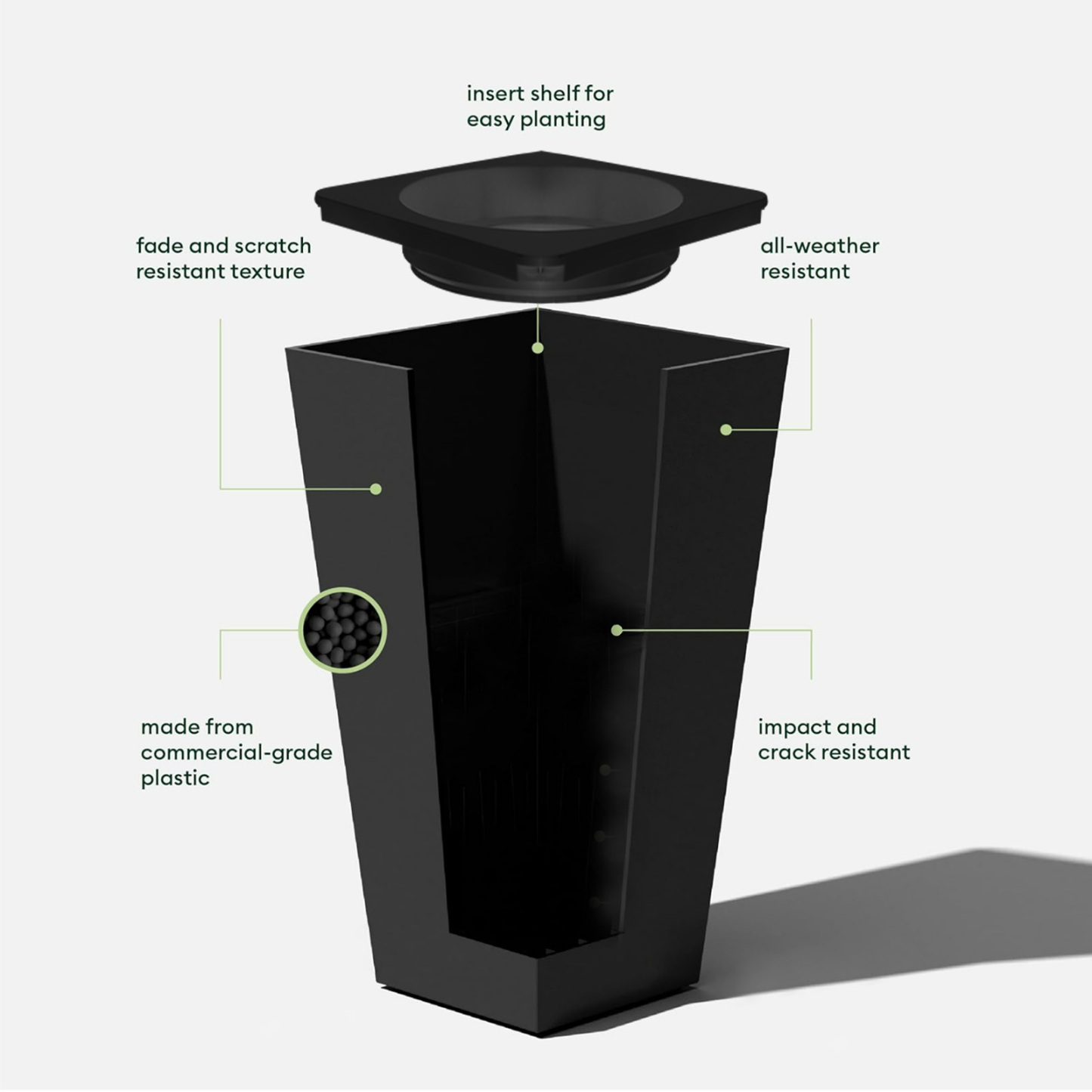 Keeplush Artificial  Faux Banana Leaf Tree with Tall Planter (5ft,6ft,7ft optional) 