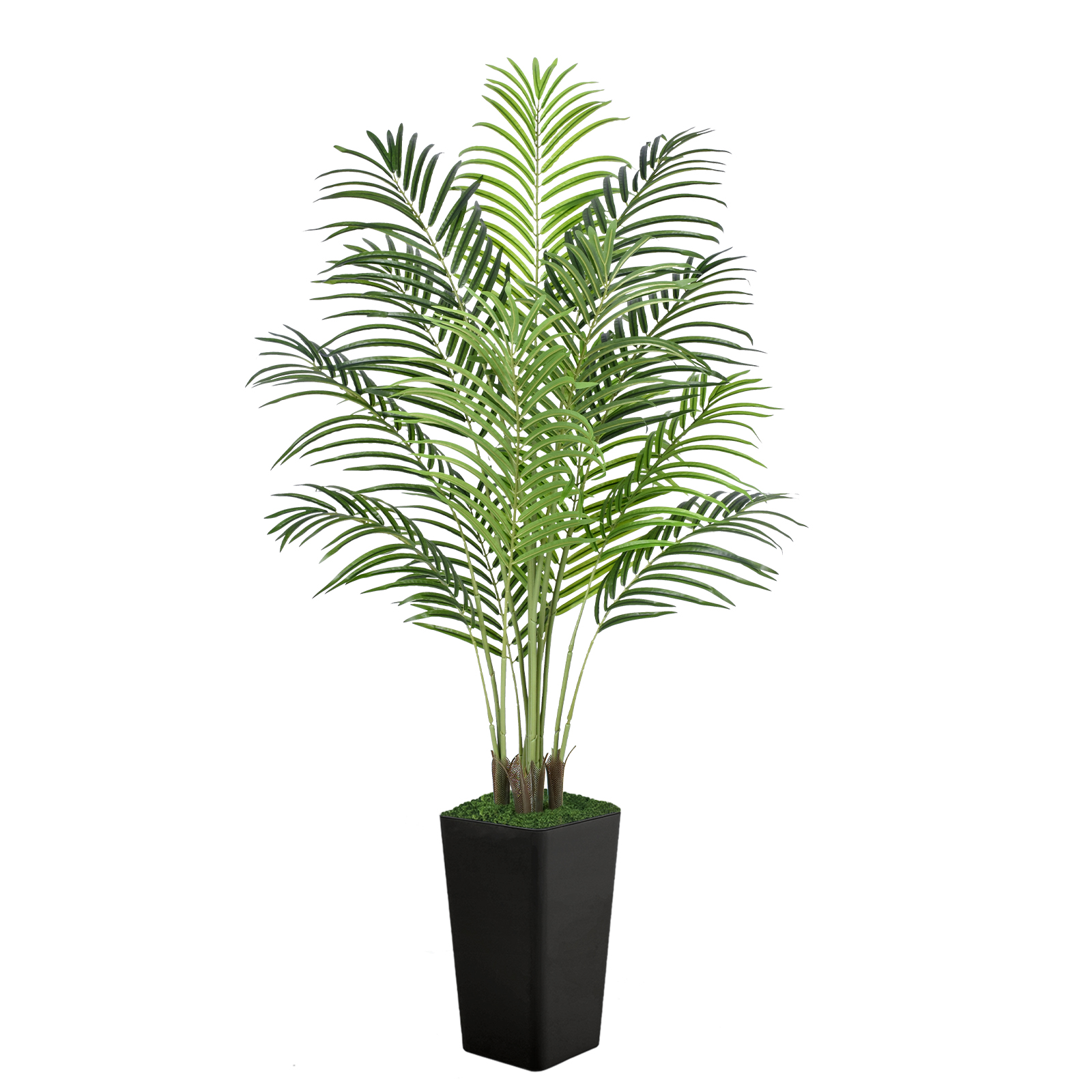 Keeplush Artificial Palm Tree with Planter – Tall Fake Tropical Areca 