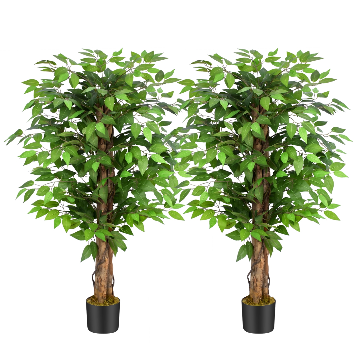 Keeplush Fake Ficus Tree Artificial Plants