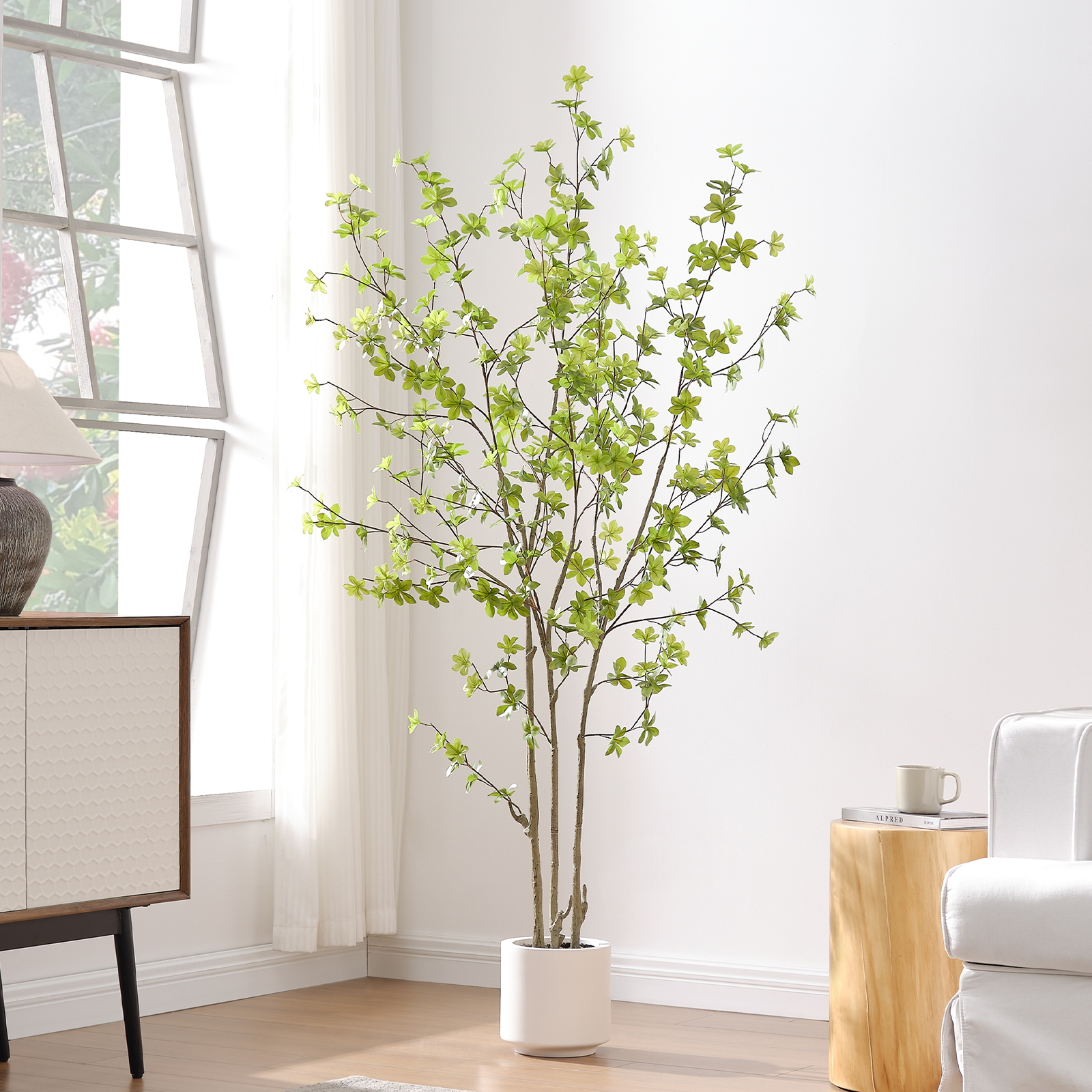 6ft Tall Artificial Enkianthus Tree