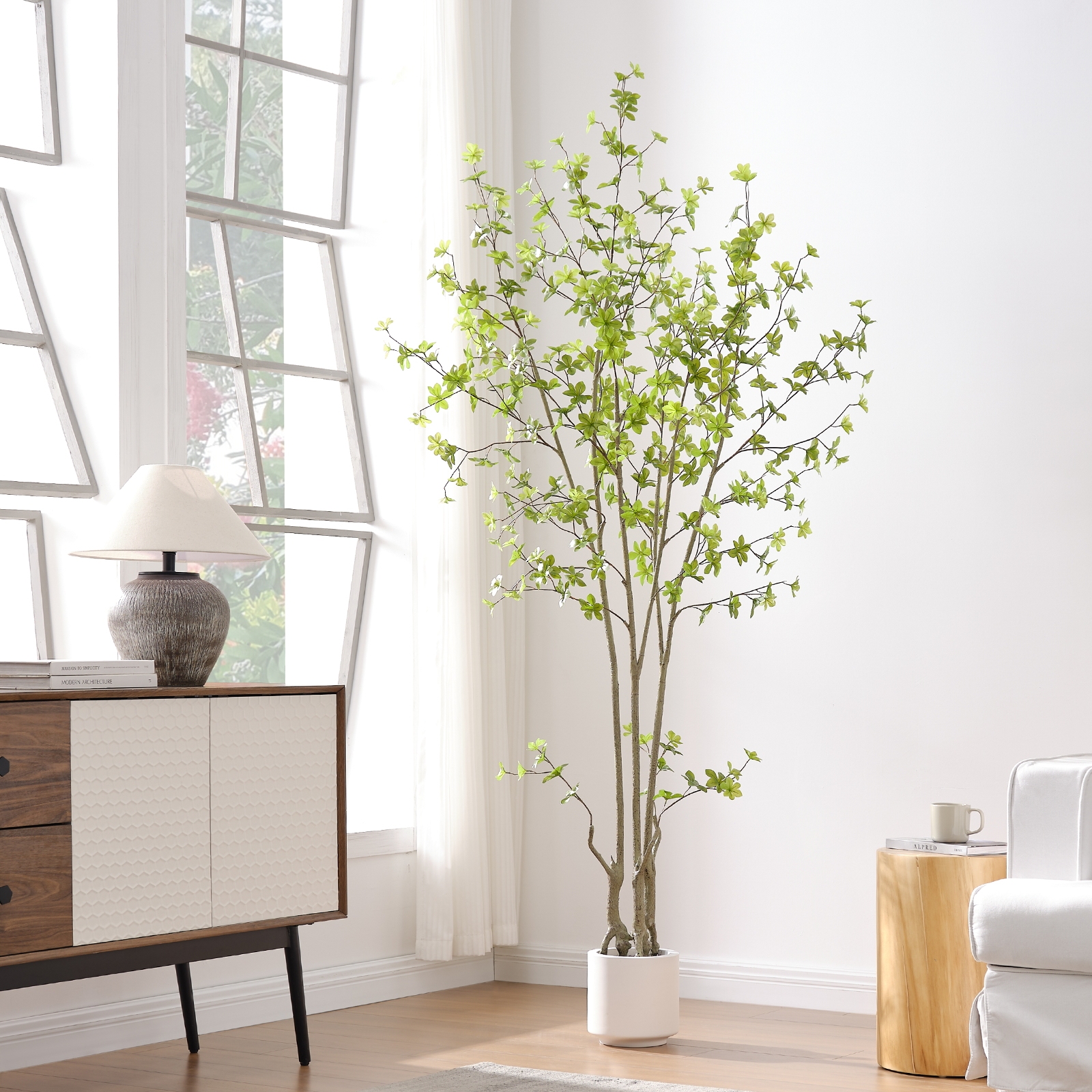 6.5ft Tall Artificial Enkianthus Tree