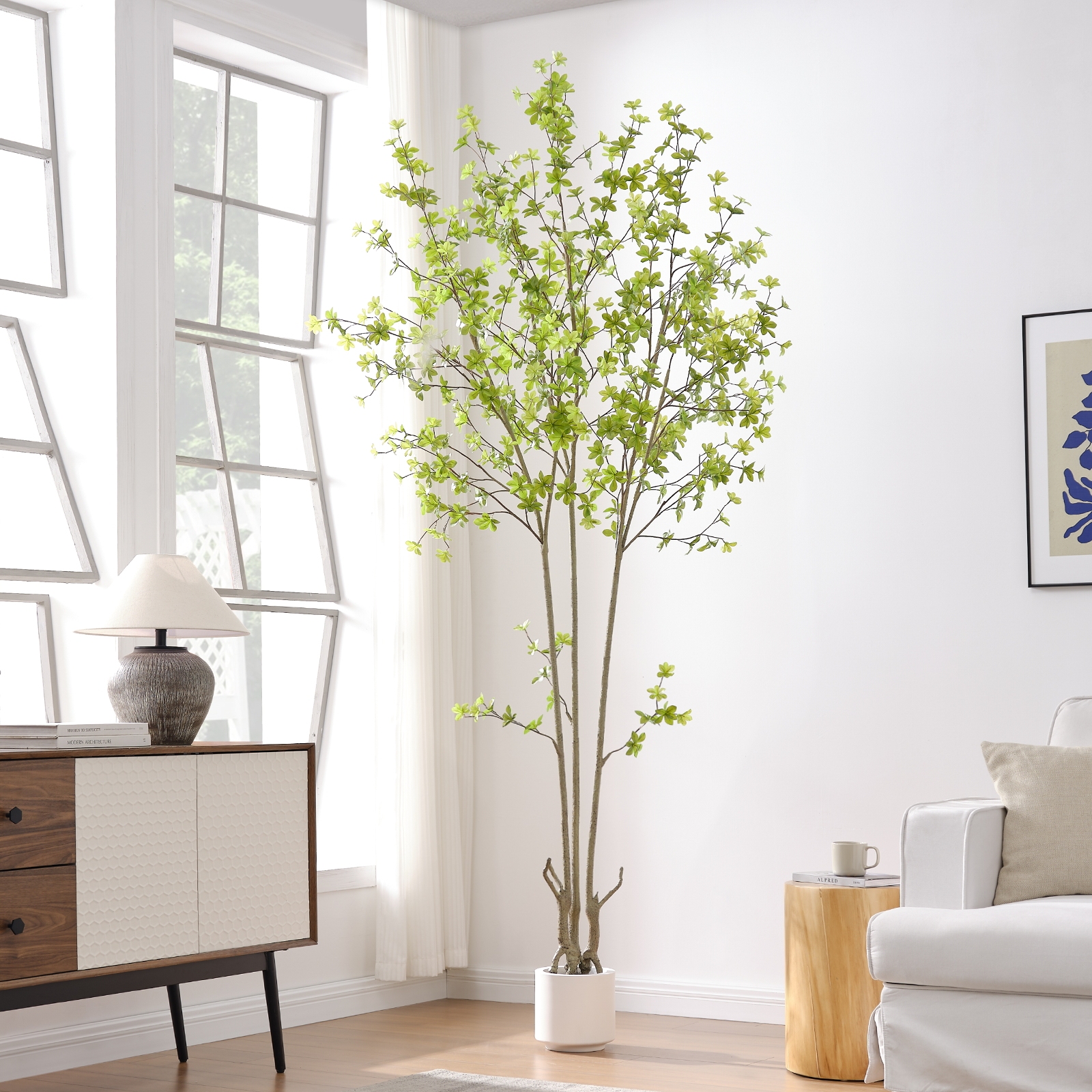 8.2ft Tall Artificial Enkianthus Tree