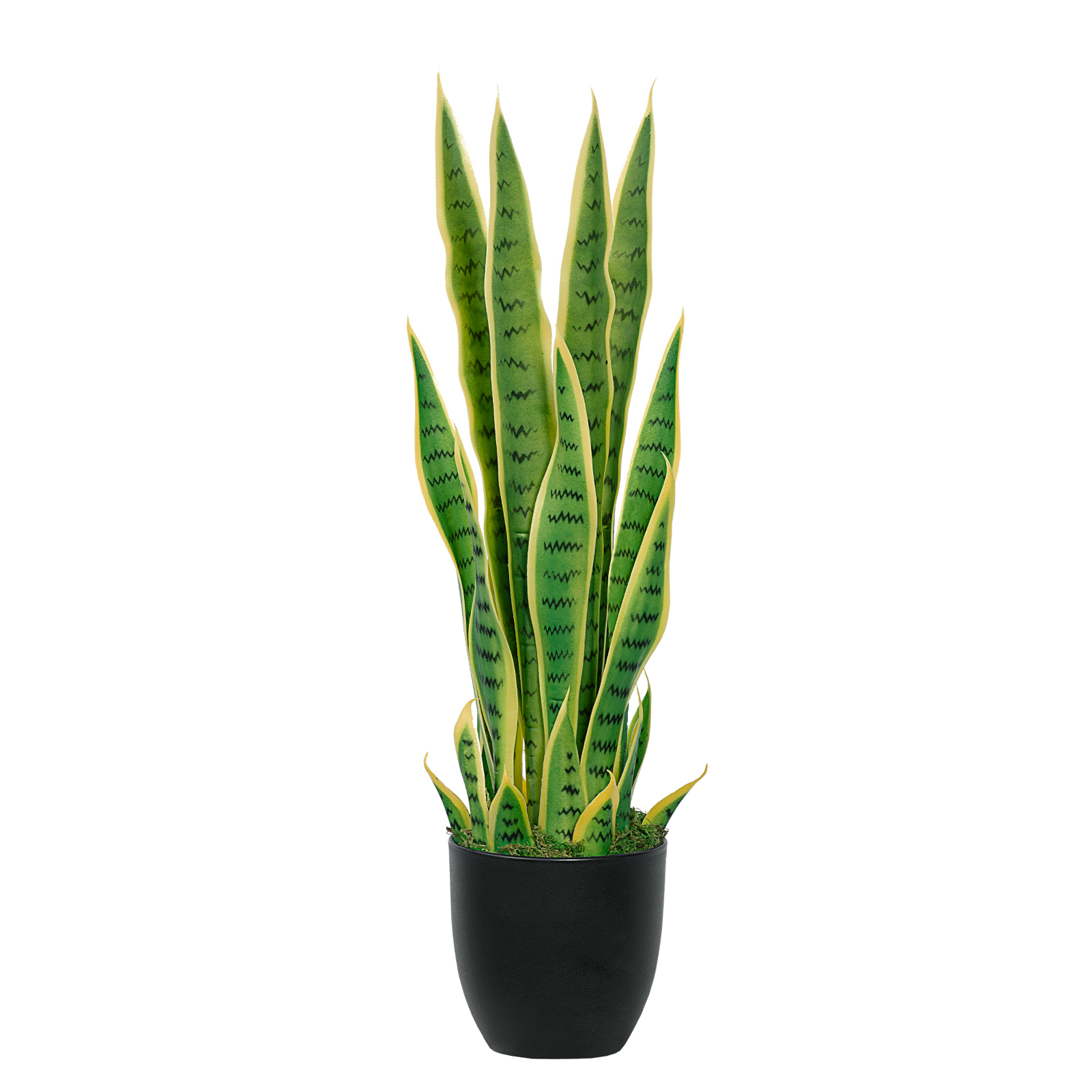 Keeplush Artificial Yellow Snake Plant – Tall Faux Floor Plant for Indoor & Outdoor, Fake Sansevieria Decor