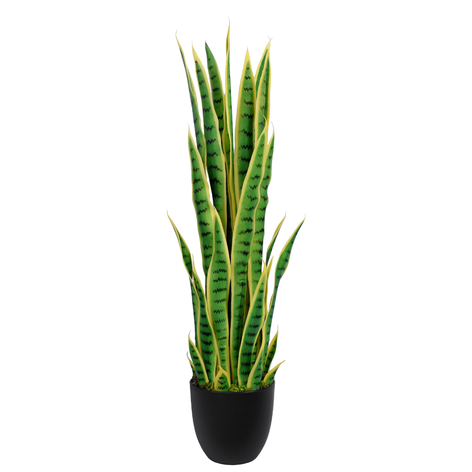 Keeplush Artificial Yellow Snake Plant – Tall Faux Floor Plant for Indoor & Outdoor, Fake Sansevieria Decor