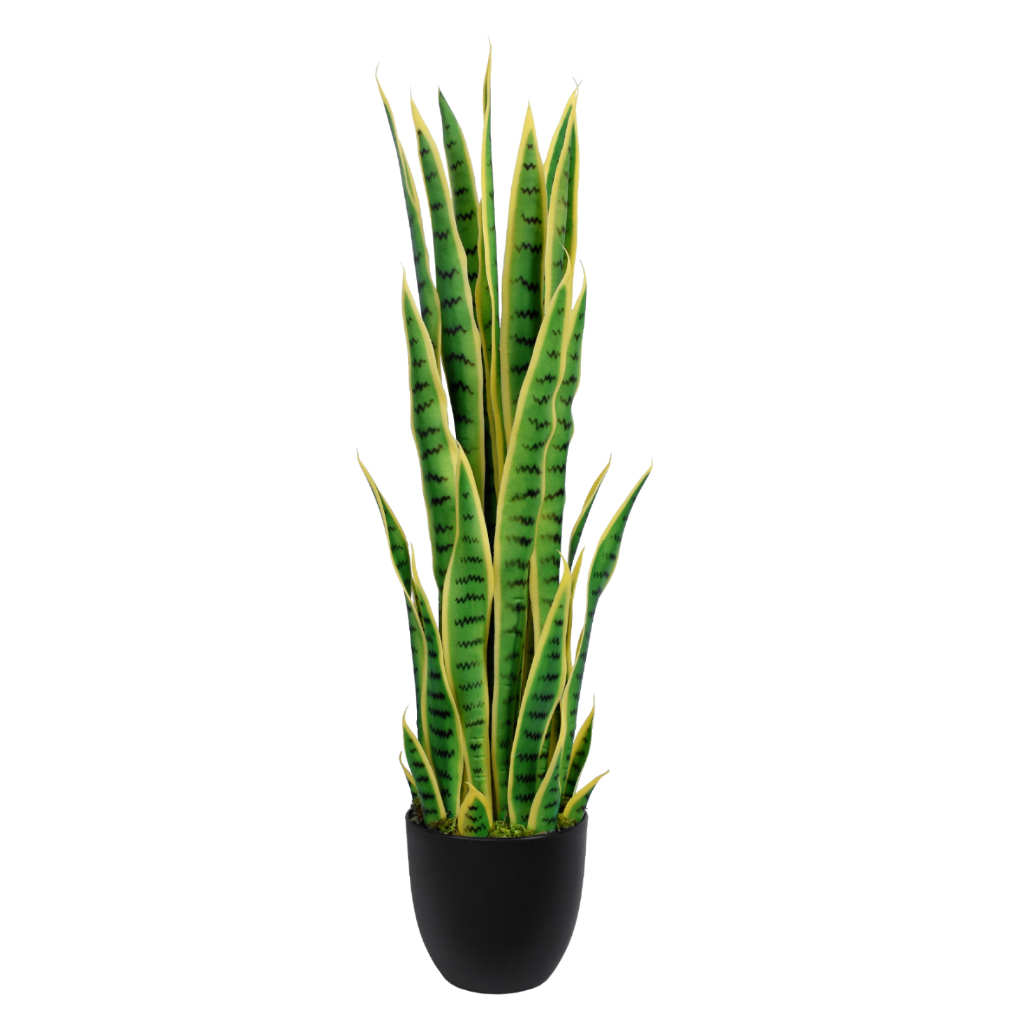 Keeplush Artificial Yellow Snake Plant – Tall Faux Floor Plant for Indoor & Outdoor, Fake Sansevieria Decor
