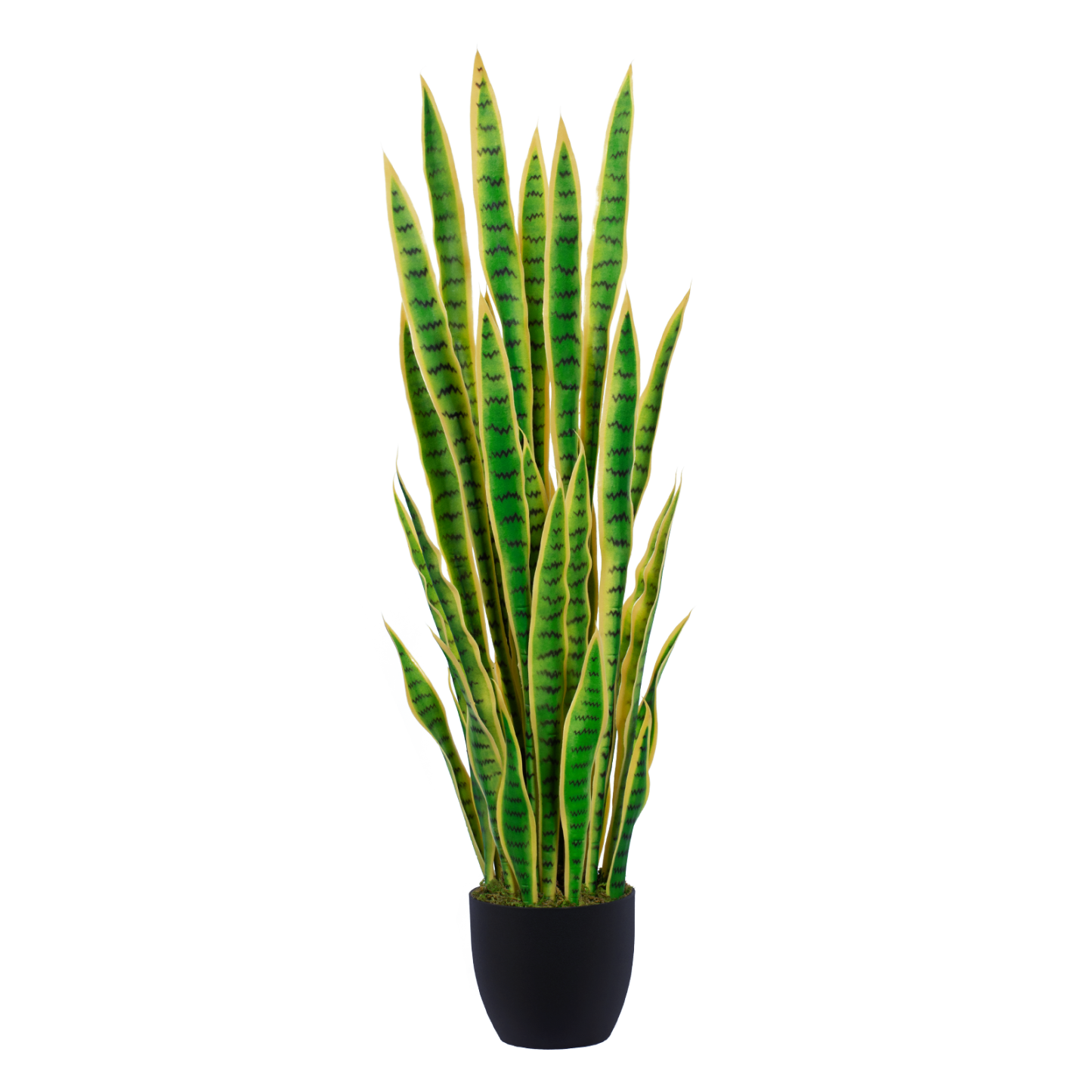 Keeplush Artificial Yellow Snake Plant – Tall Faux Floor Plant for Indoor & Outdoor, Fake Sansevieria Decor